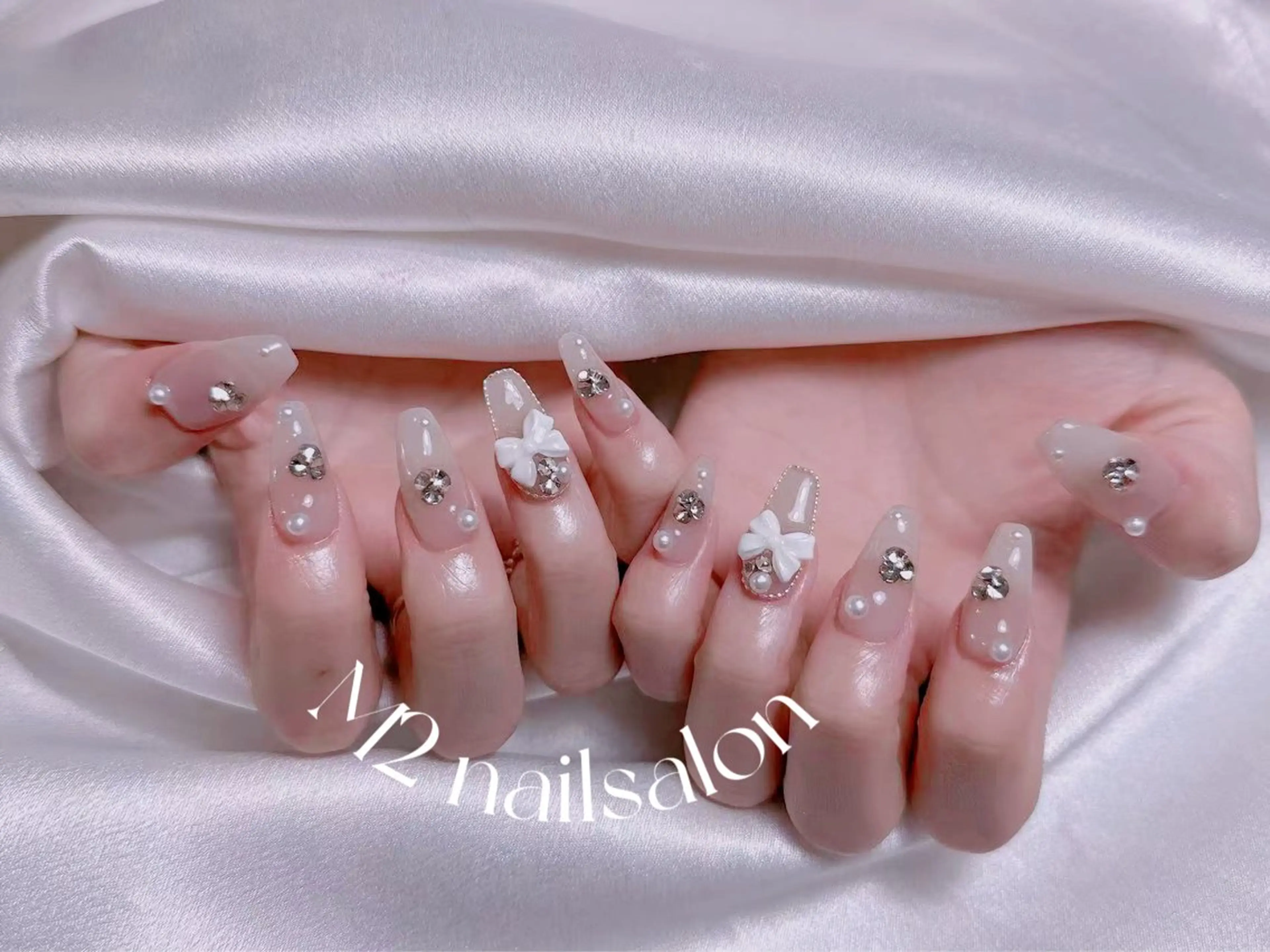 ネイル ハンドネイル 長さだし専門店 M2　rikaのネイルデザイン