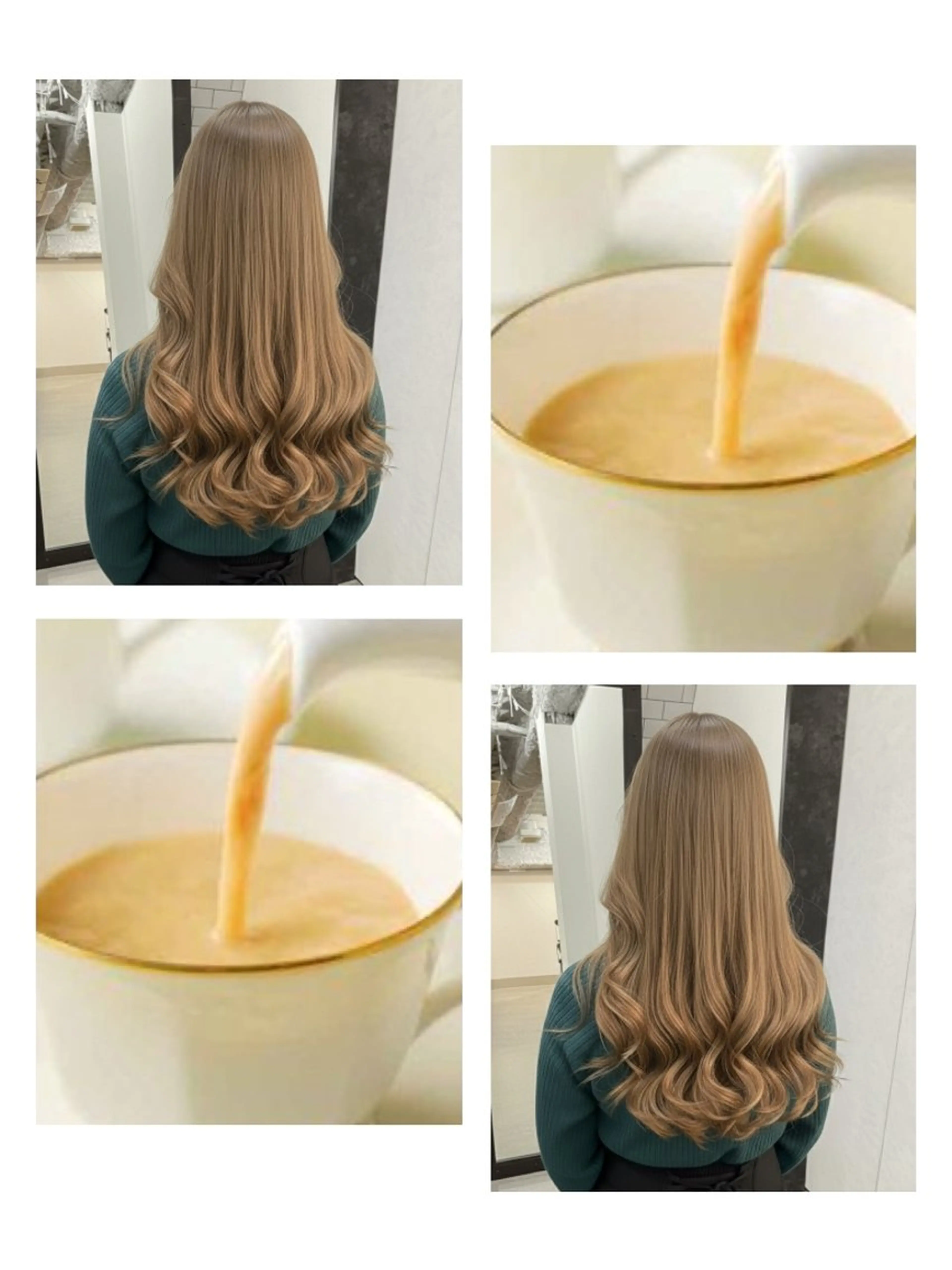 ロング カラー ベージュカラー ブリーチ 中区/legare 🔷山村/髪質改善のヘアスタイル