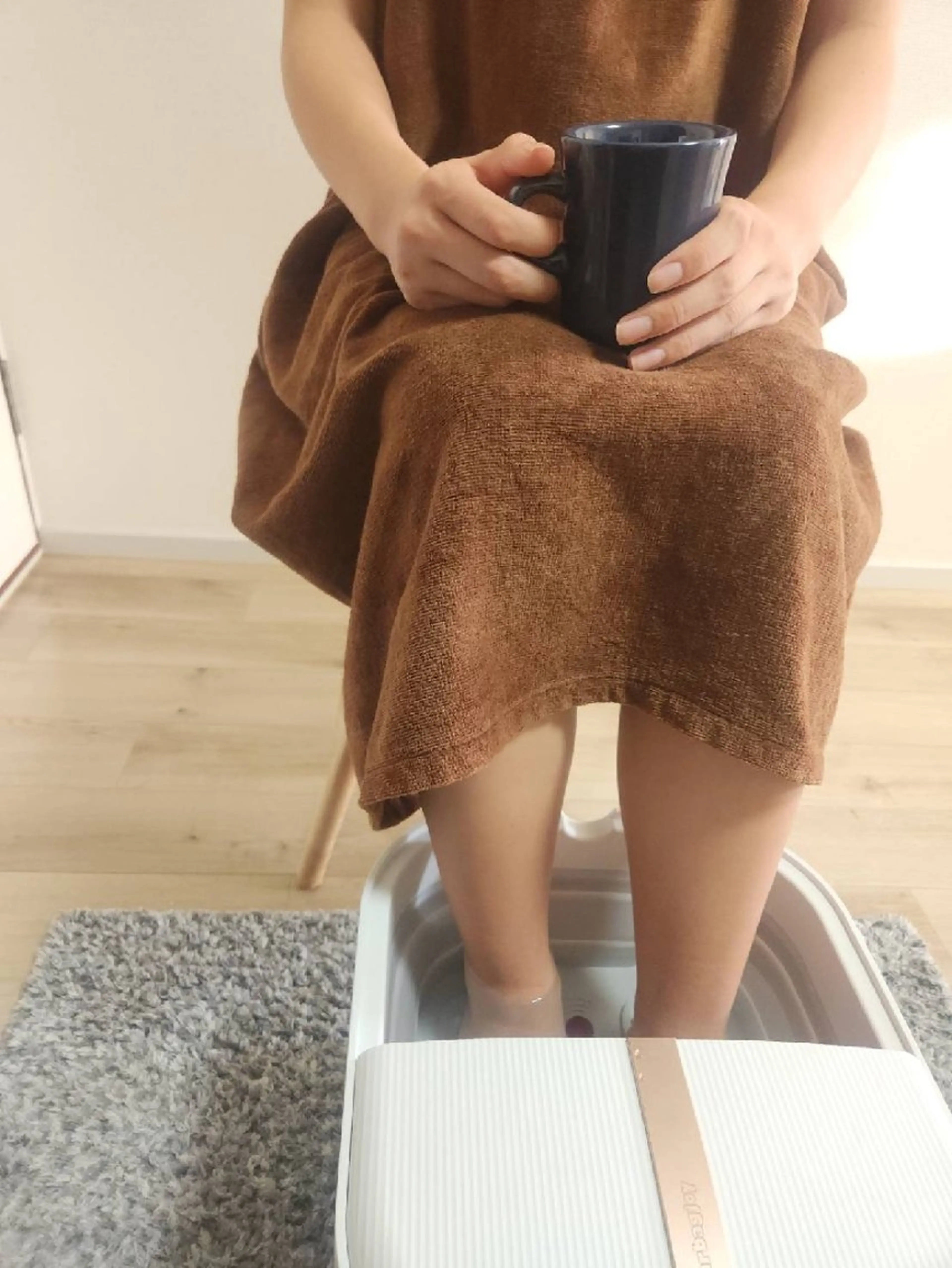 ぬくぬく施術♥顔もかかともツルツル肌に✨の写真