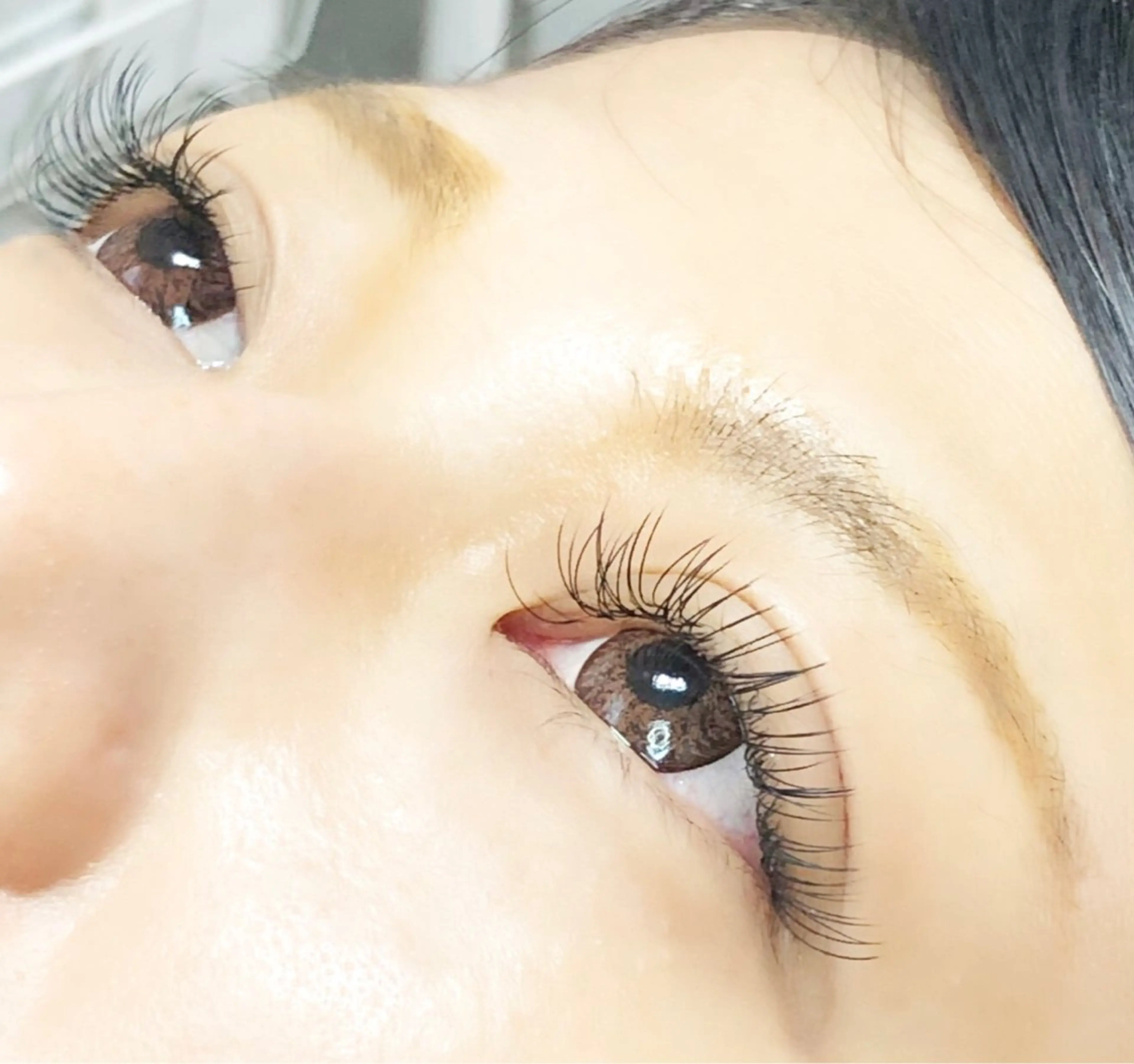 マツエク・マツパ キュート Dカール フラットラッシュ まつげエクステLiLi所属・まつげエクステ LiLiのマツエク・マツパデザイン