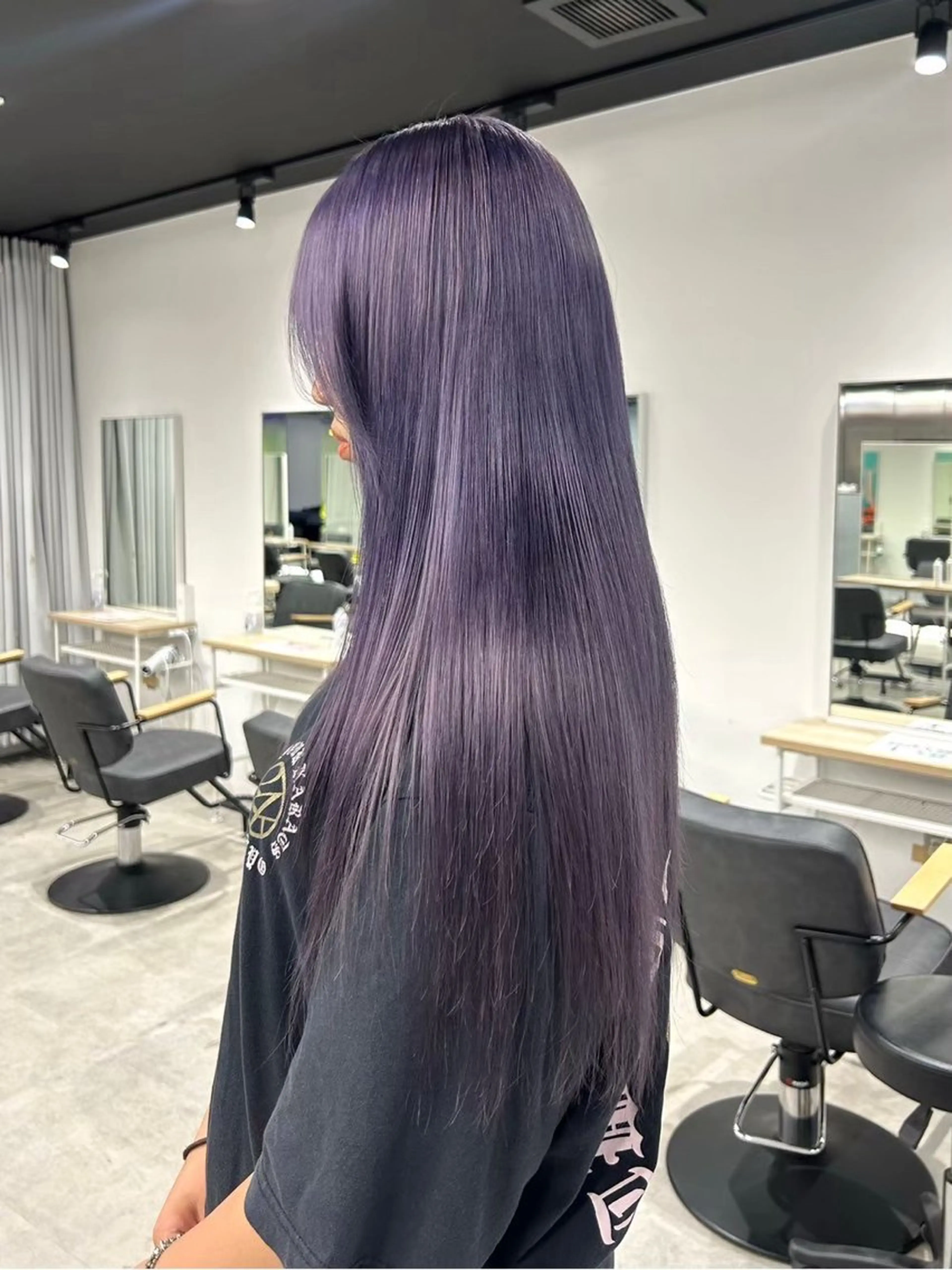 ロング ロングレイヤー 顔まわりレイヤー 顔周りカット 髪質改善 レイヤーカット ARISA︎ ハイトーン/メンズCのヘアスタイル