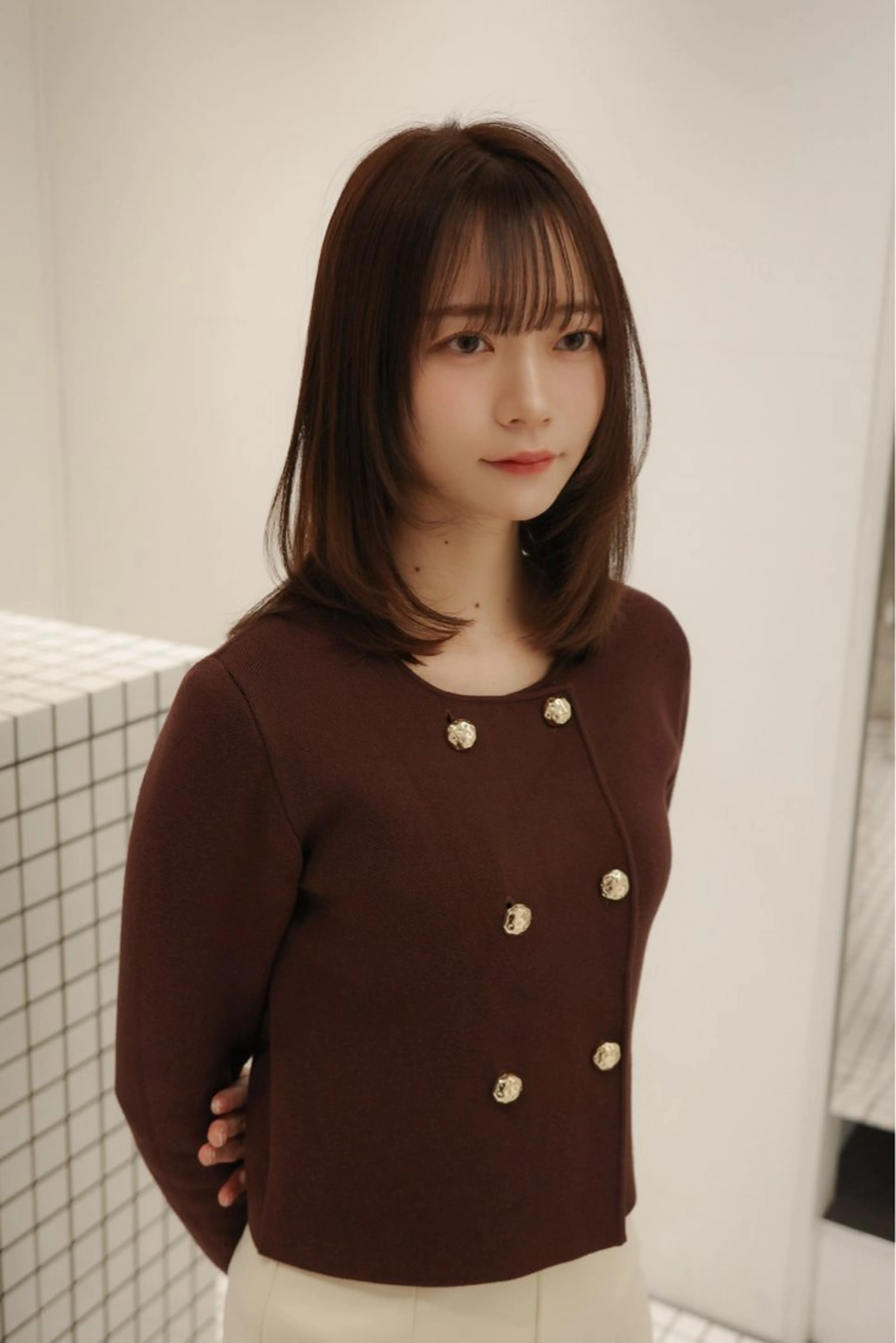 ミディアム カラー autre所属・大久保 ひでなりのヘアスタイル