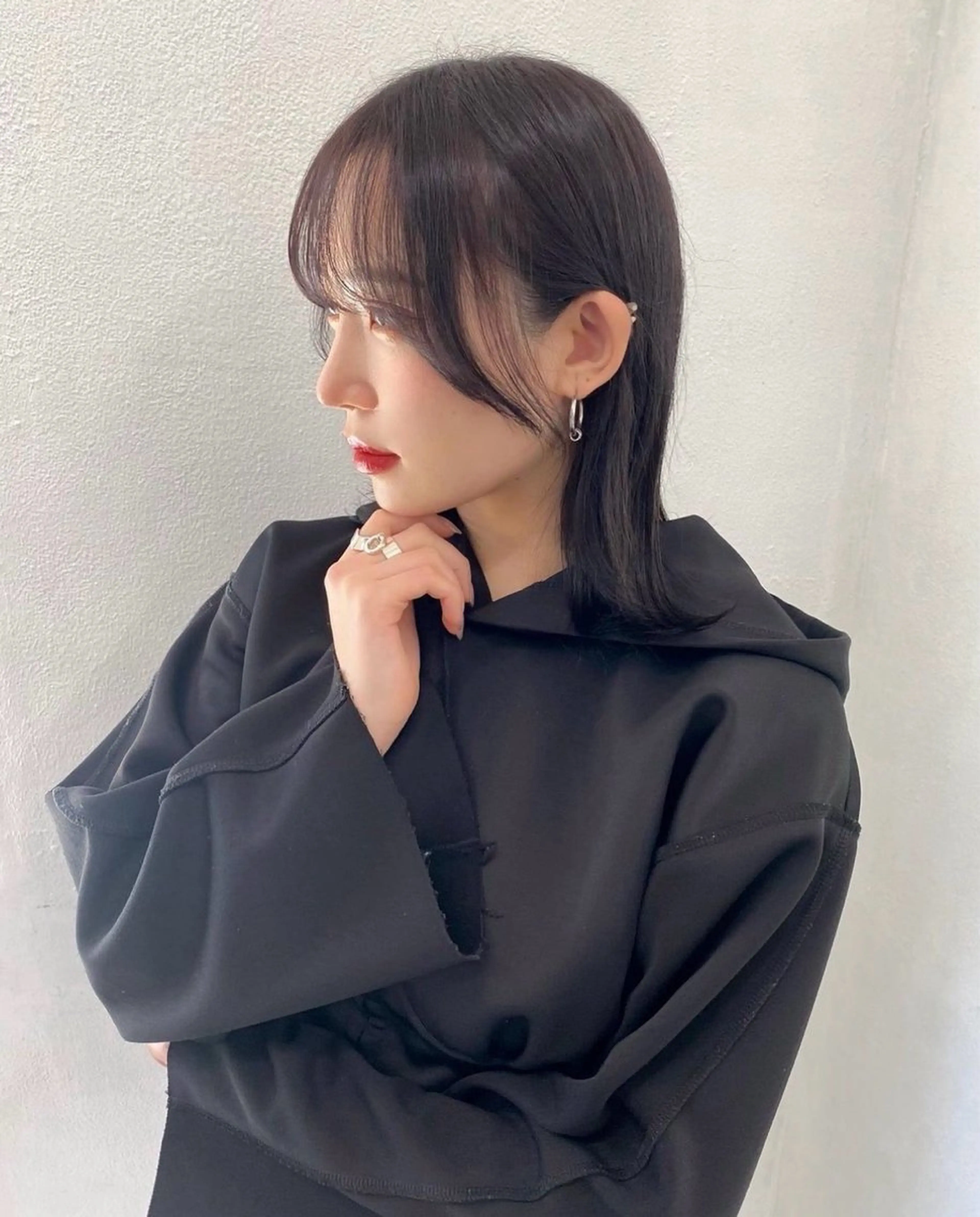 セミロング カラー 透明感カラー グレージュ ヘアカラー トリートメント ar clip表参道所属・💜髪質改善/ 艶カラー/ミナ🩷のヘアスタイル