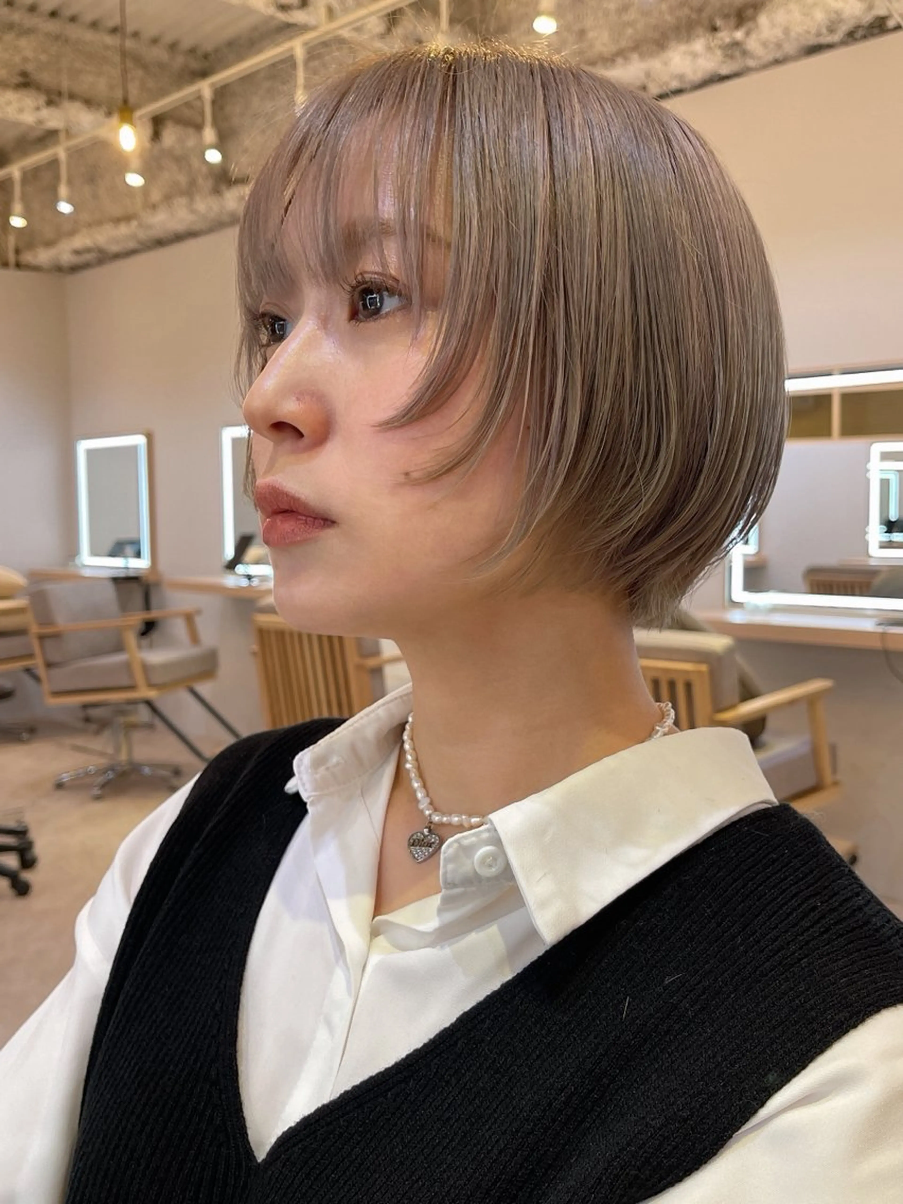 ショート SHIKI hair&make所属・ナカウチ タクのヘアスタイル