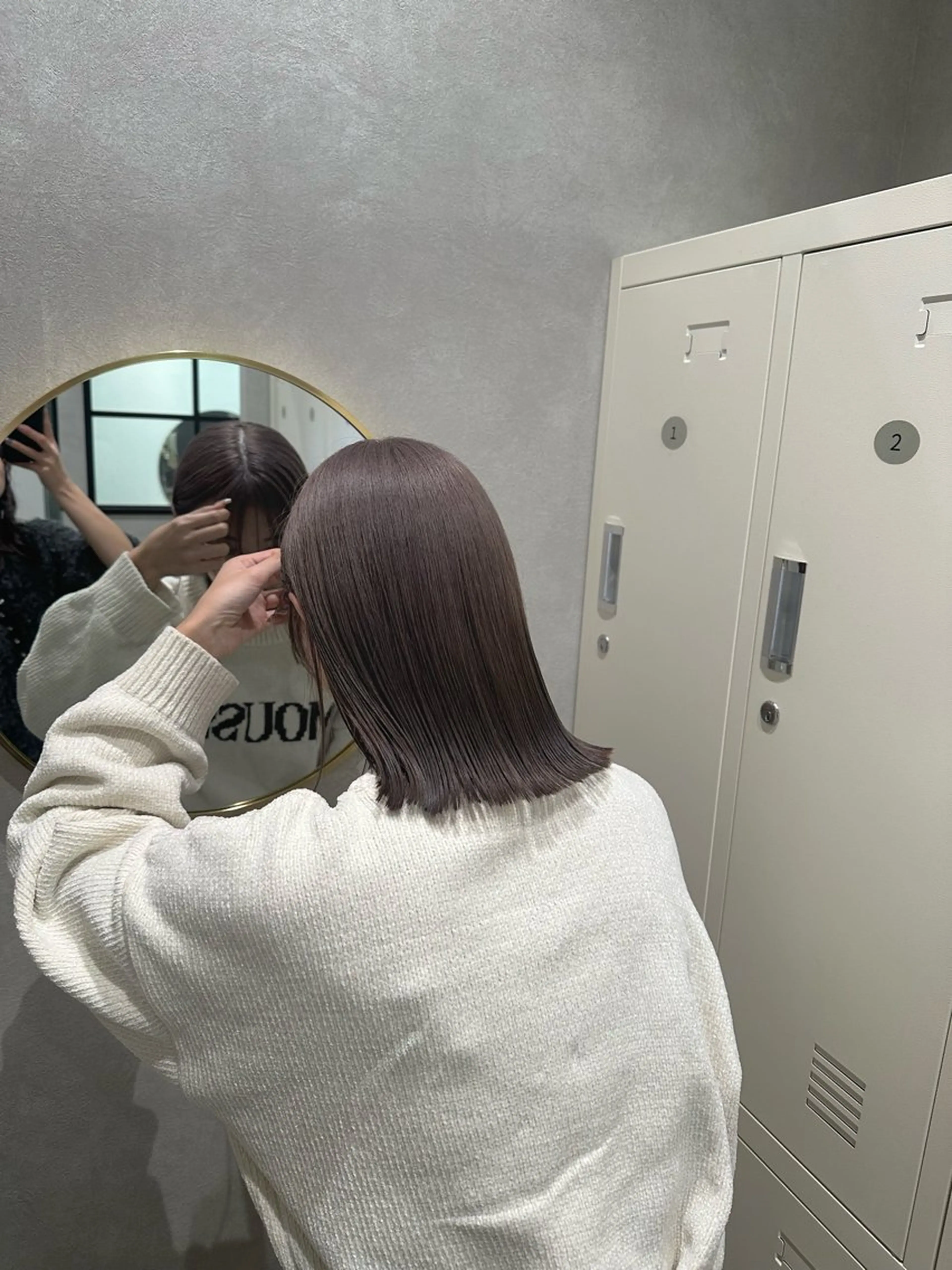 ミディアム カット ヘアカラー regalo 森重ユウのヘアスタイル