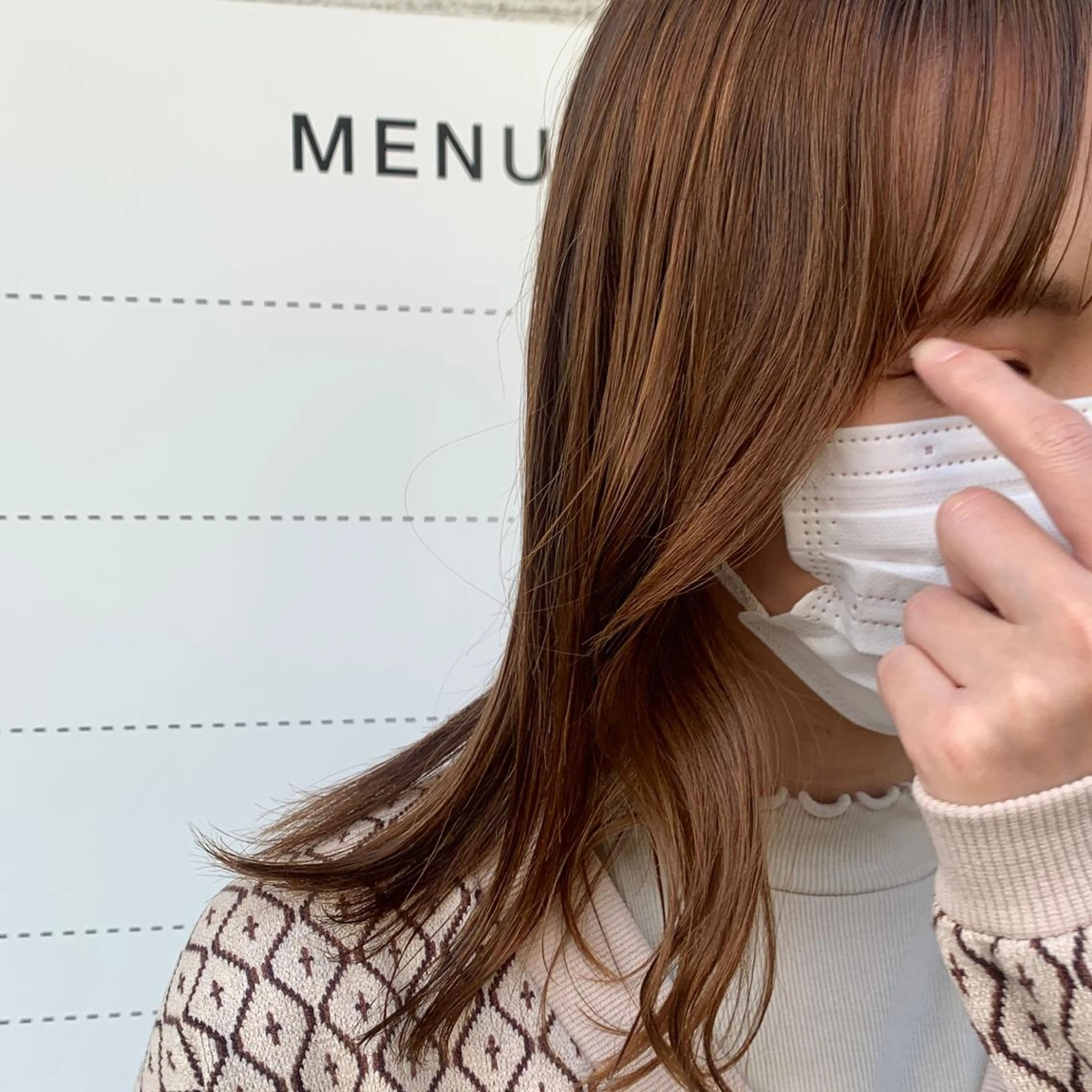 カラー ブラウンカラー RIO .のヘアスタイル