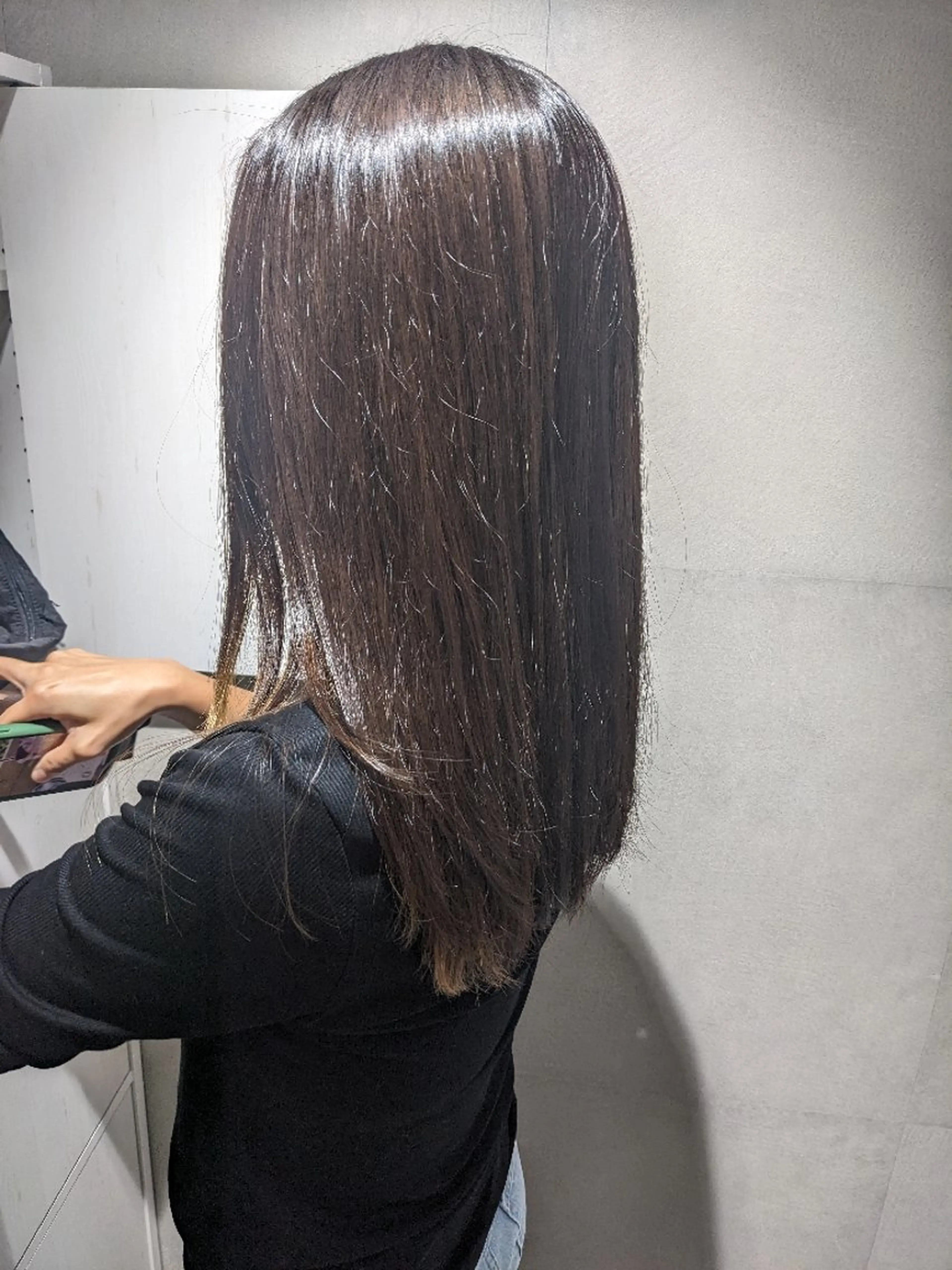 セミロング カット ヘアカラー トリートメント ヘッドスパ 髪質改善/ヘッドスパ 谷戸佑樹のヘアスタイル