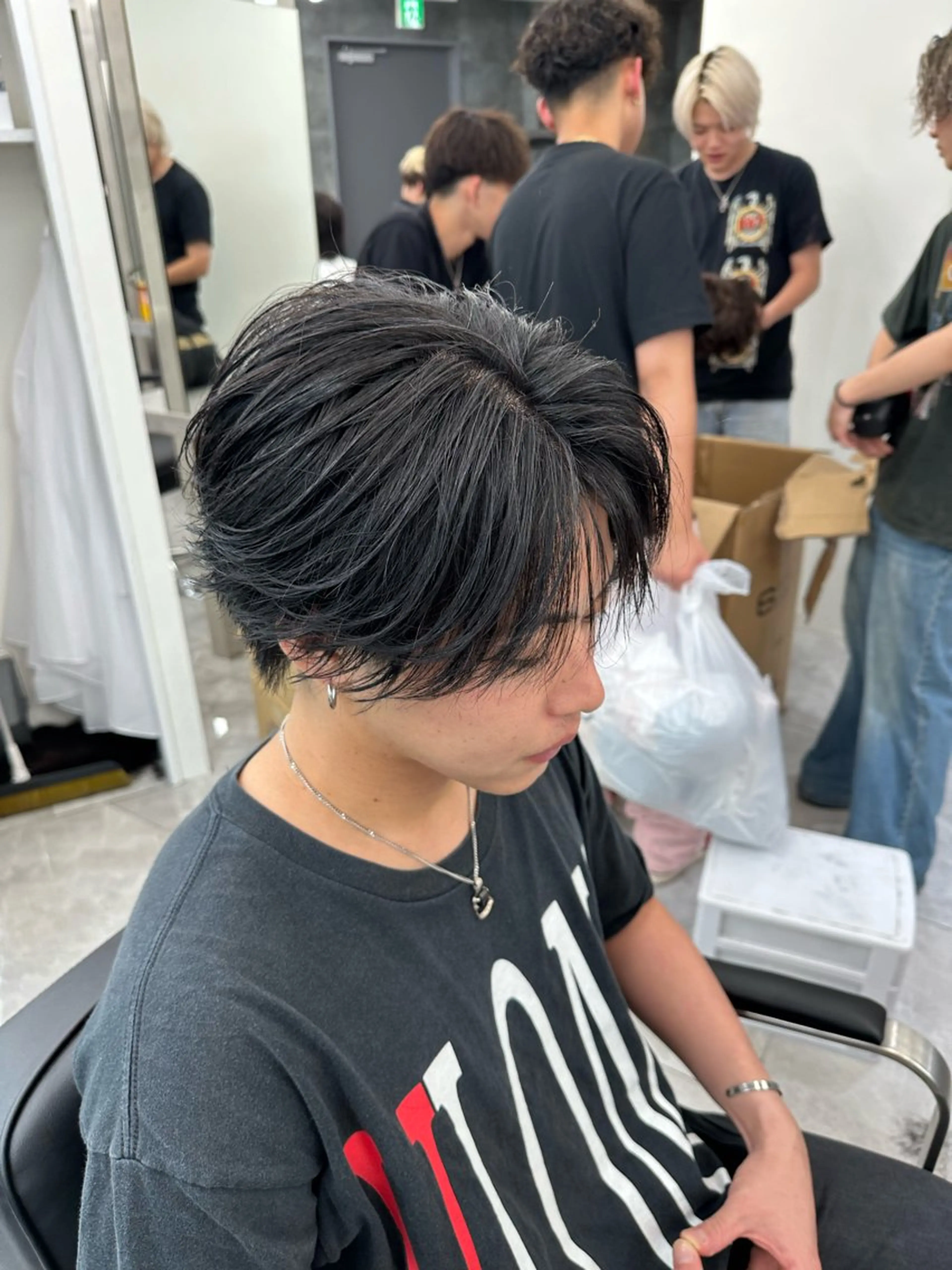 メンズ カット パーマ 💎メンズカット ／フェザー／細野💎のヘアスタイル