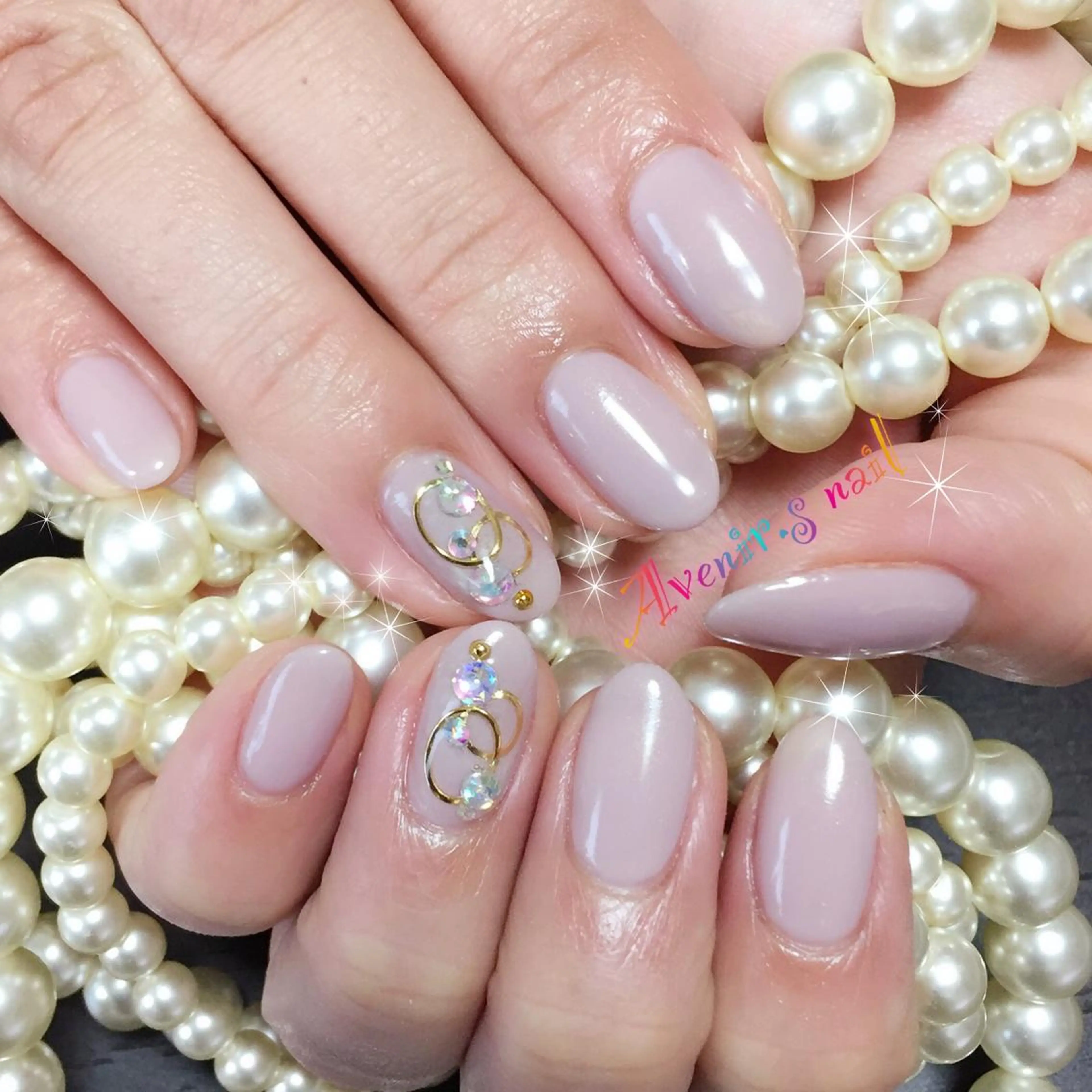 ネイル ワンカラーネイル シンプルネイル Home Salon Avenir.のネイルデザイン