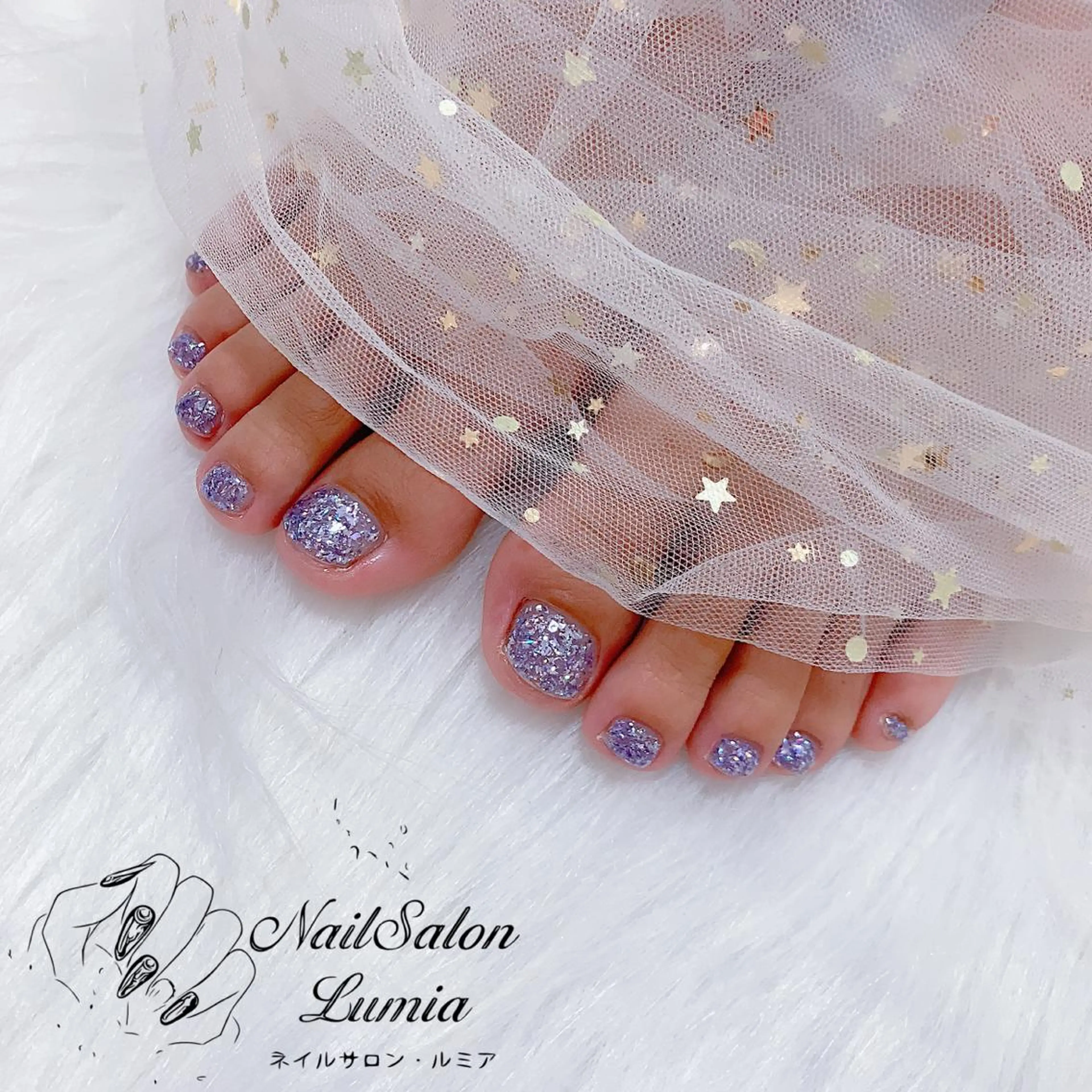 ネイル フットネイル ネイルサロン ルミア Lumia 店長のネイルデザイン