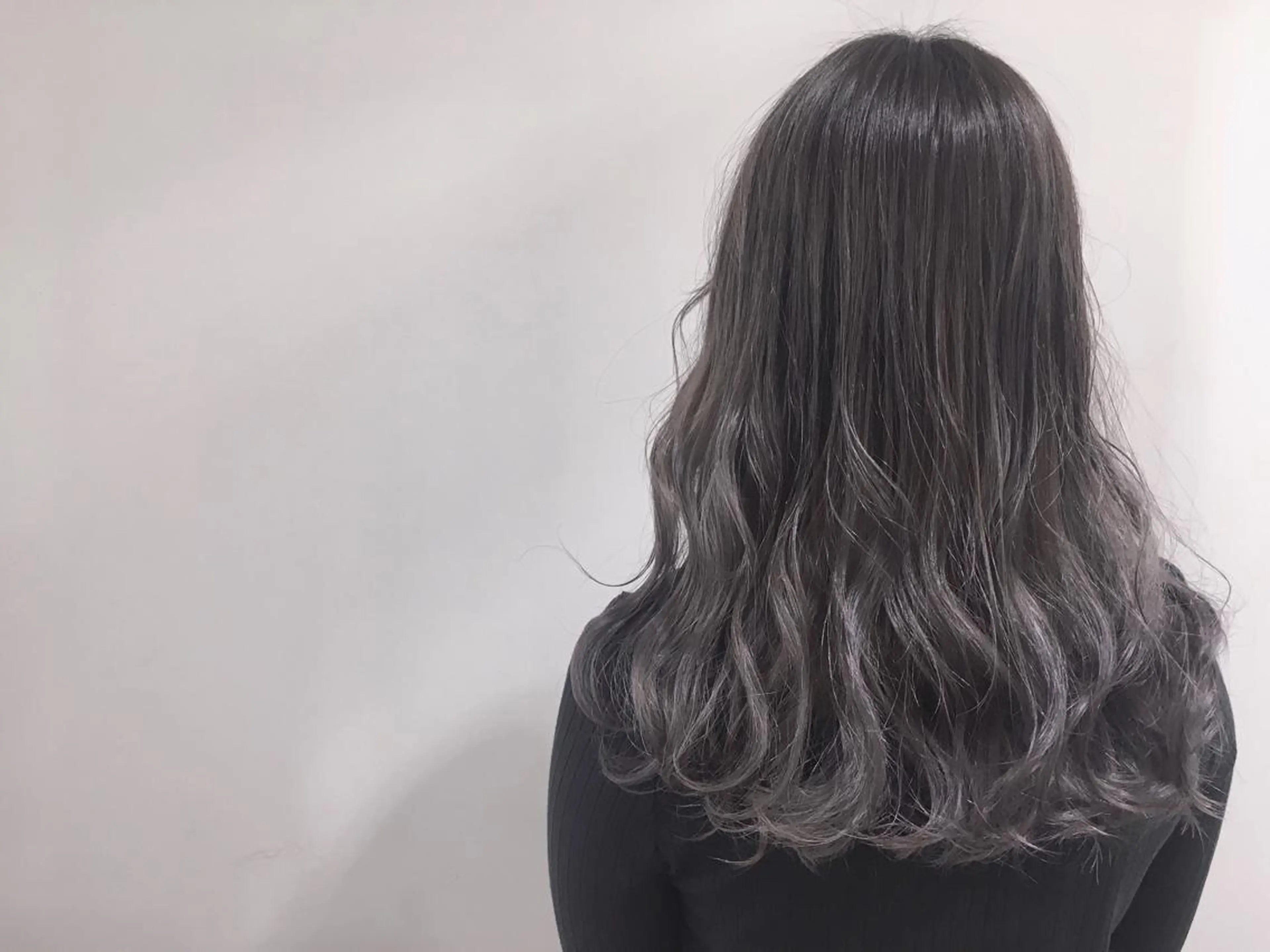 ロング カラー ヘアカラー てんま さやかのヘアスタイル