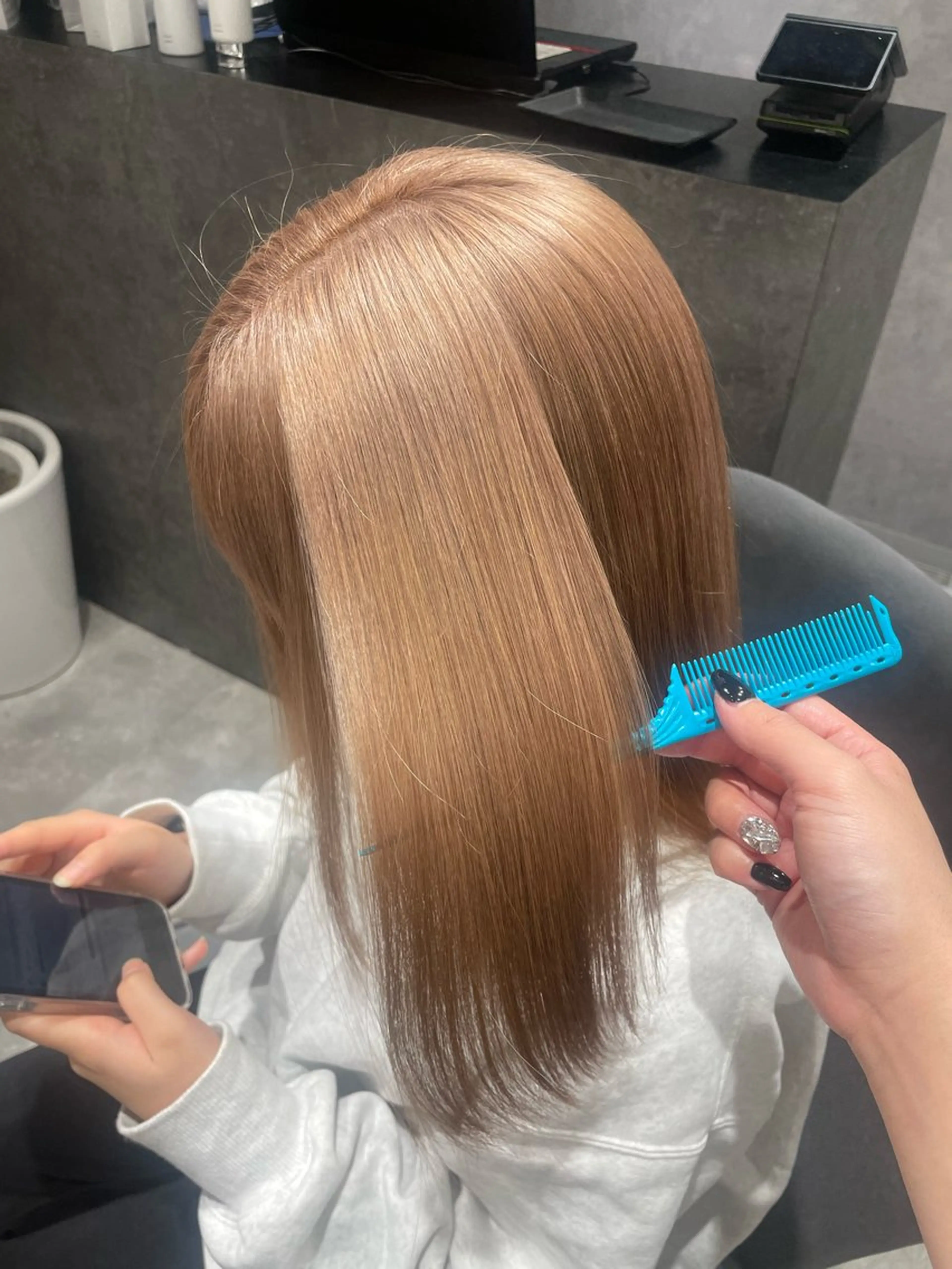 カラー ヘアカラー mimiiy fukaのヘアスタイル