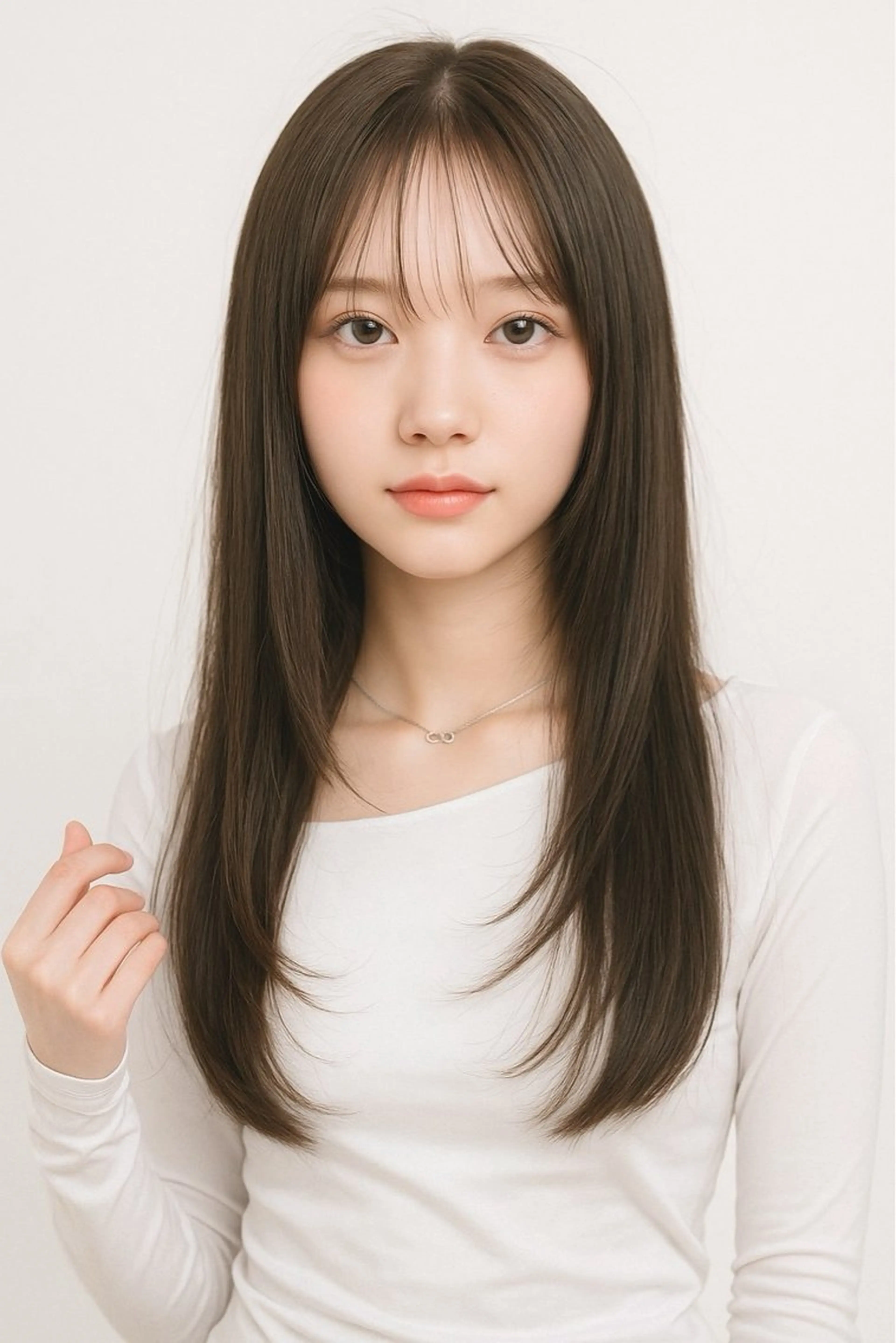 ロング レイヤーカット Gain池下 レディースのヘアスタイル