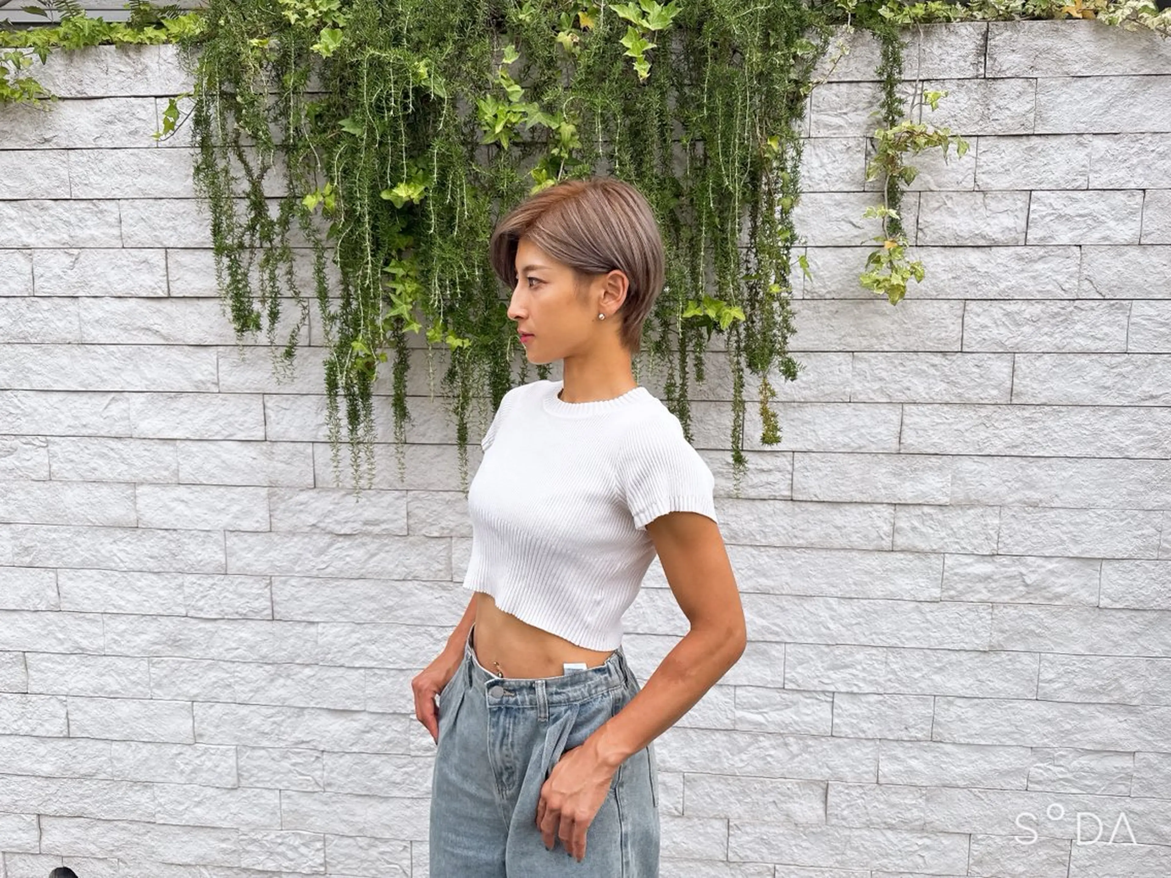 ショート ショートヘア 藤森 希美のヘアスタイル