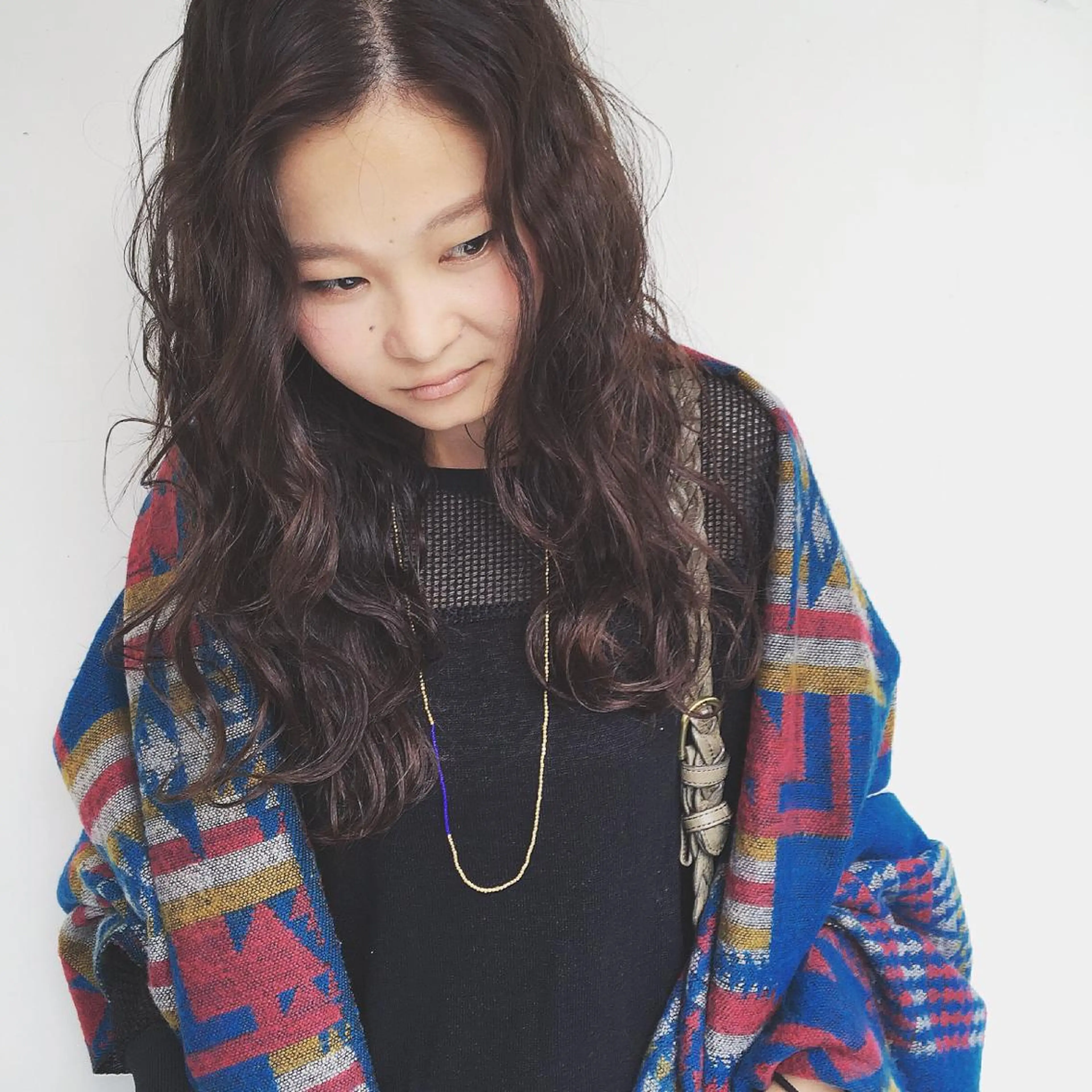 セミロング ロング カラー パーマ ヘアアレンジ Beronica所属・beronica ベロニカのヘアスタイル