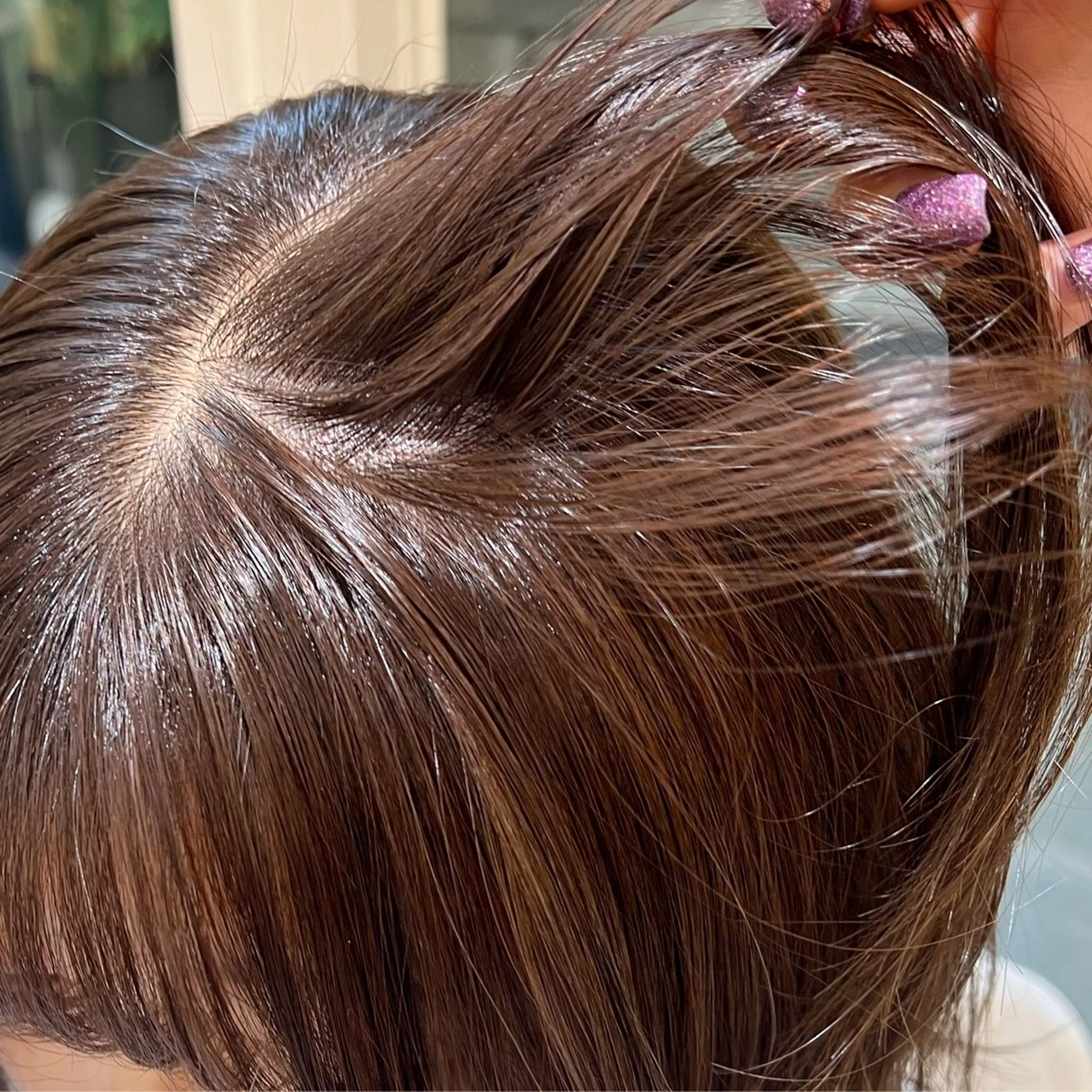 ミディアム カラー アッシュ ブリーチ ブラウンカラー ブリーチなしカラー ヘアカラー 学生人気no.1 🦋ナツミのヘアスタイル