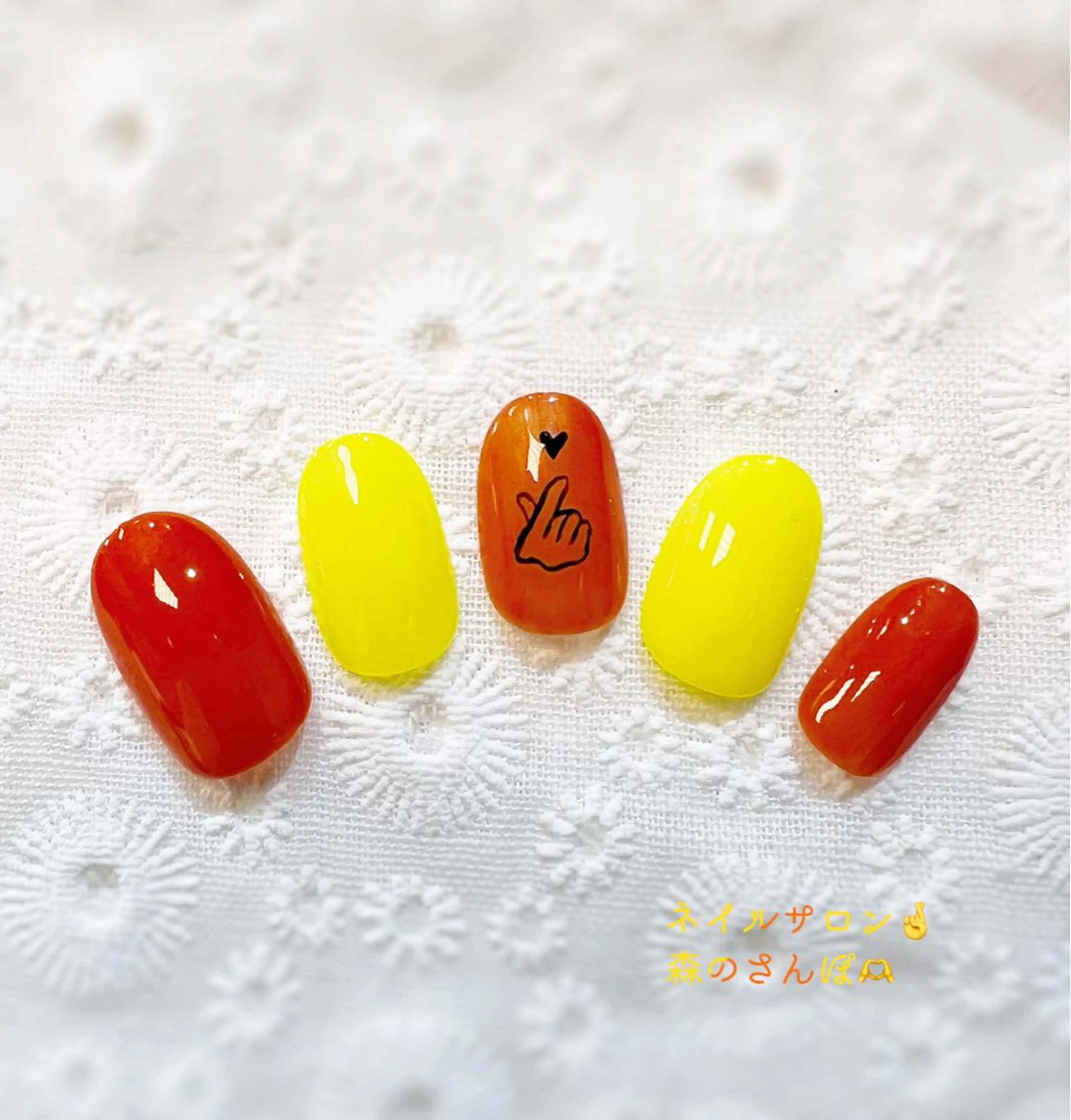 ネイル ハンドネイル 森のさんぽ道所属・ショートネイル 森のさんぽ道のネイルデザイン