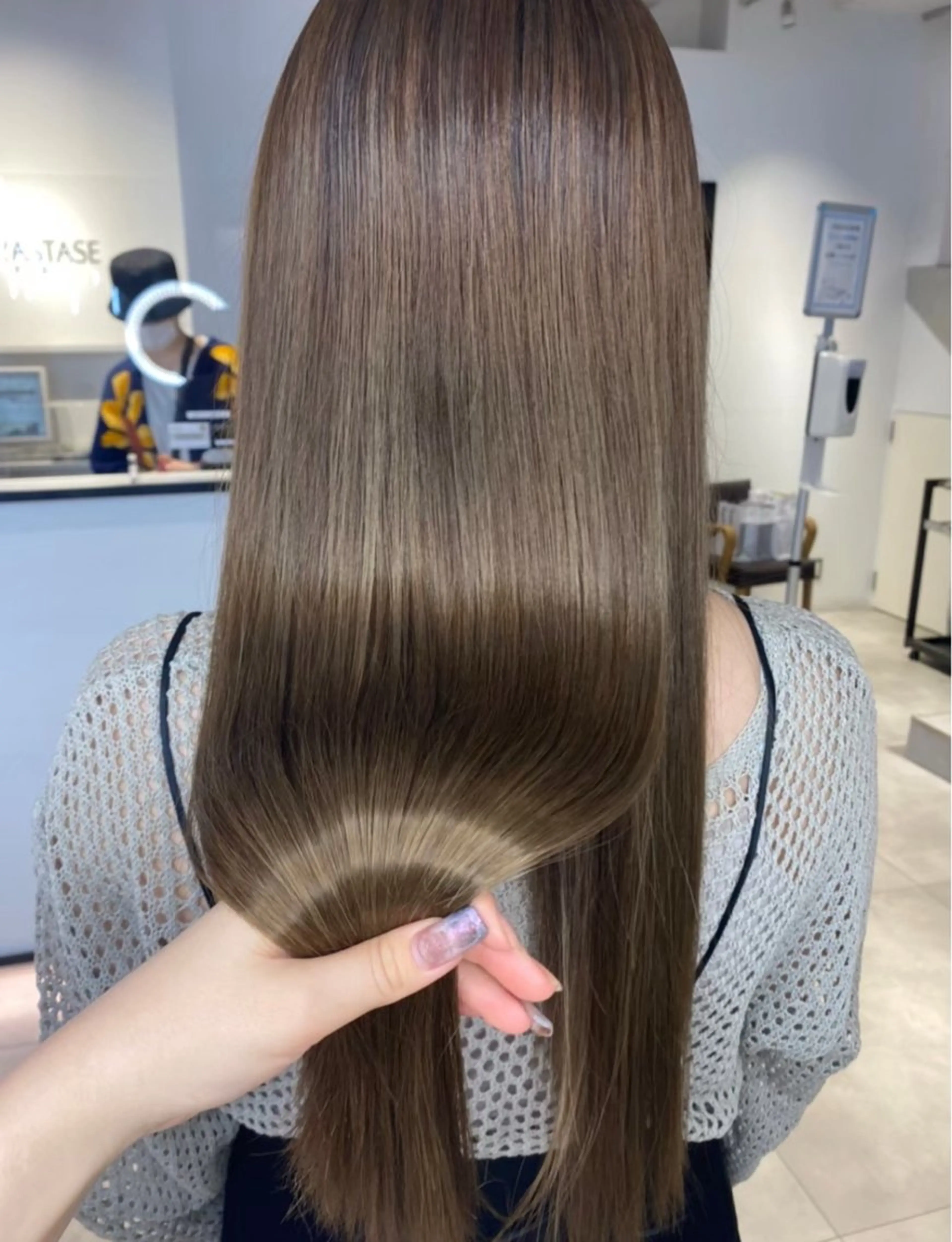 [絹のような質感✨🫧]髪質改善+ワンカラーの写真