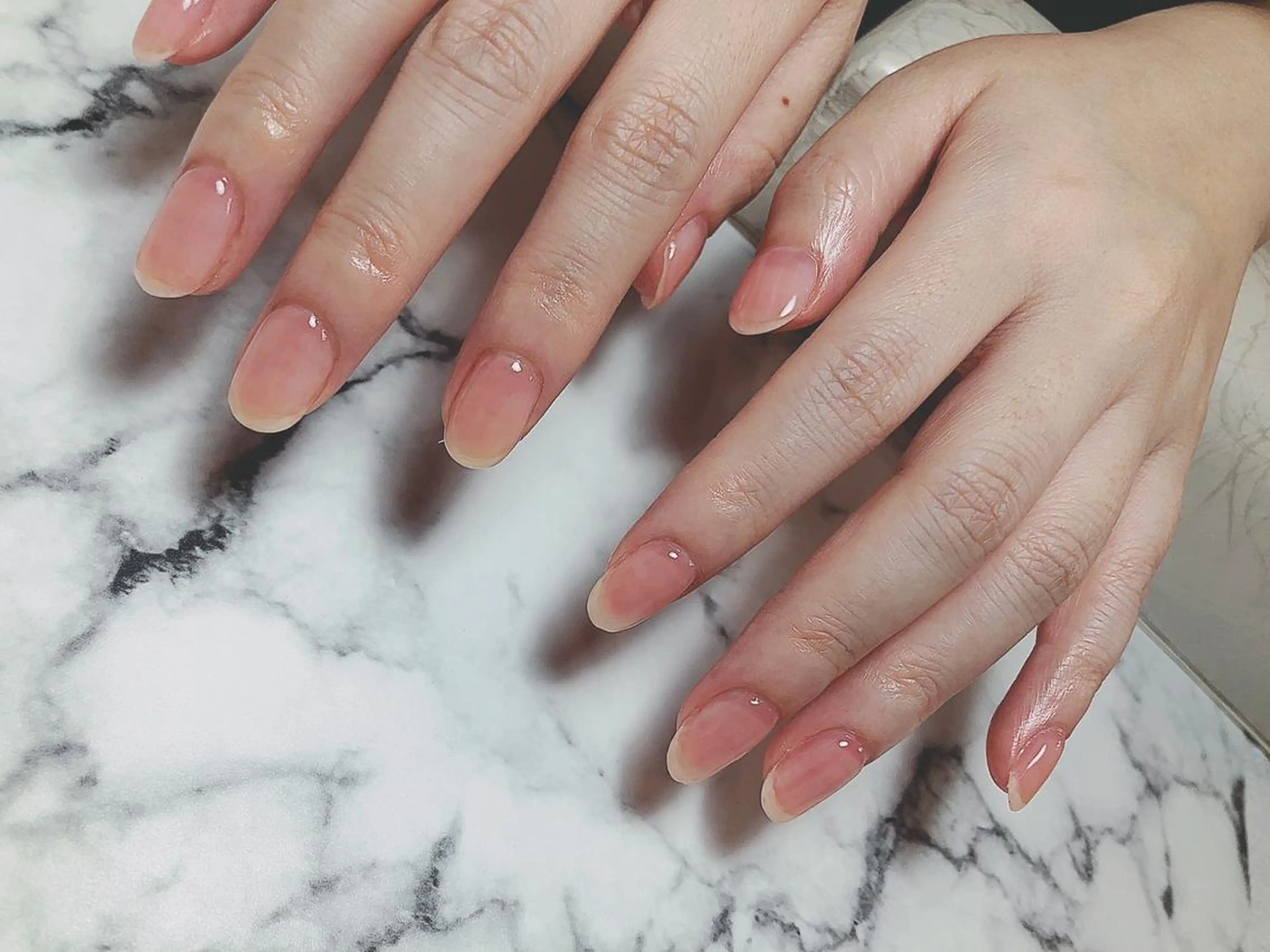 ネイル アートネイル ジェルネイル ニュアンスネイル パラジェル Nailist Honamiのネイルデザイン