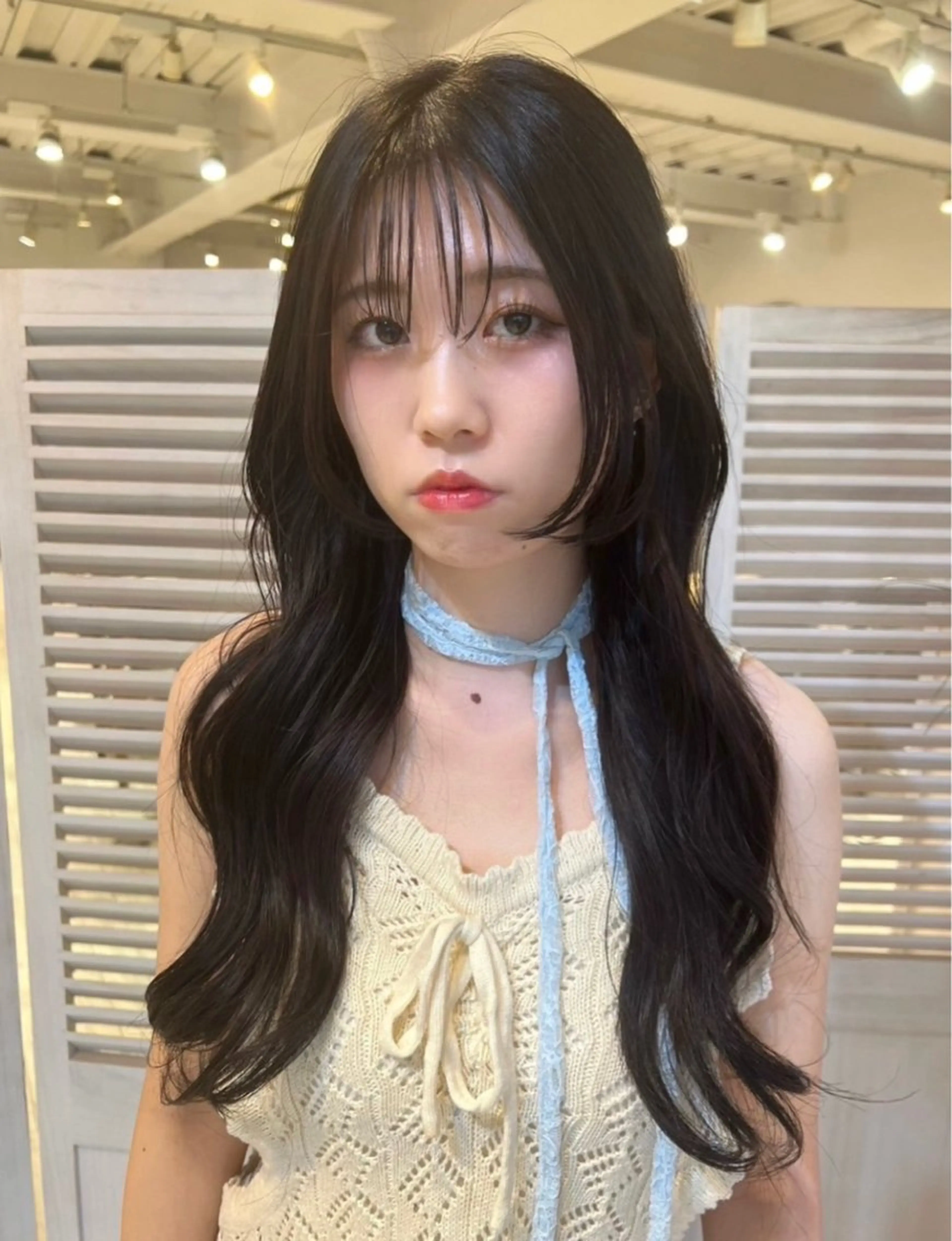 ロング レイヤーカット 韓国ヘア 🎀華澄のヘアスタイル