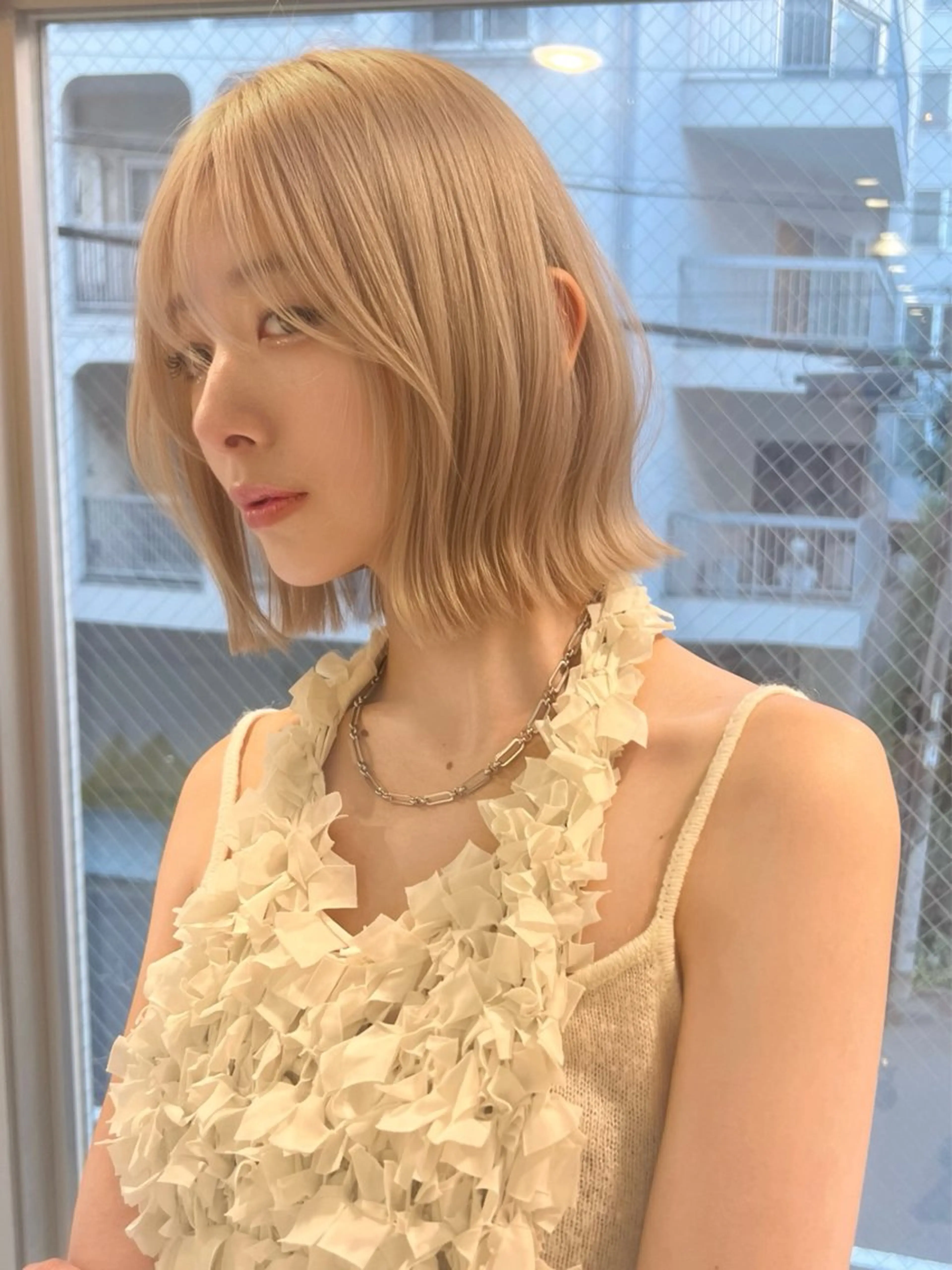 ショート 小顔ボブ jilblanカホのヘアスタイル