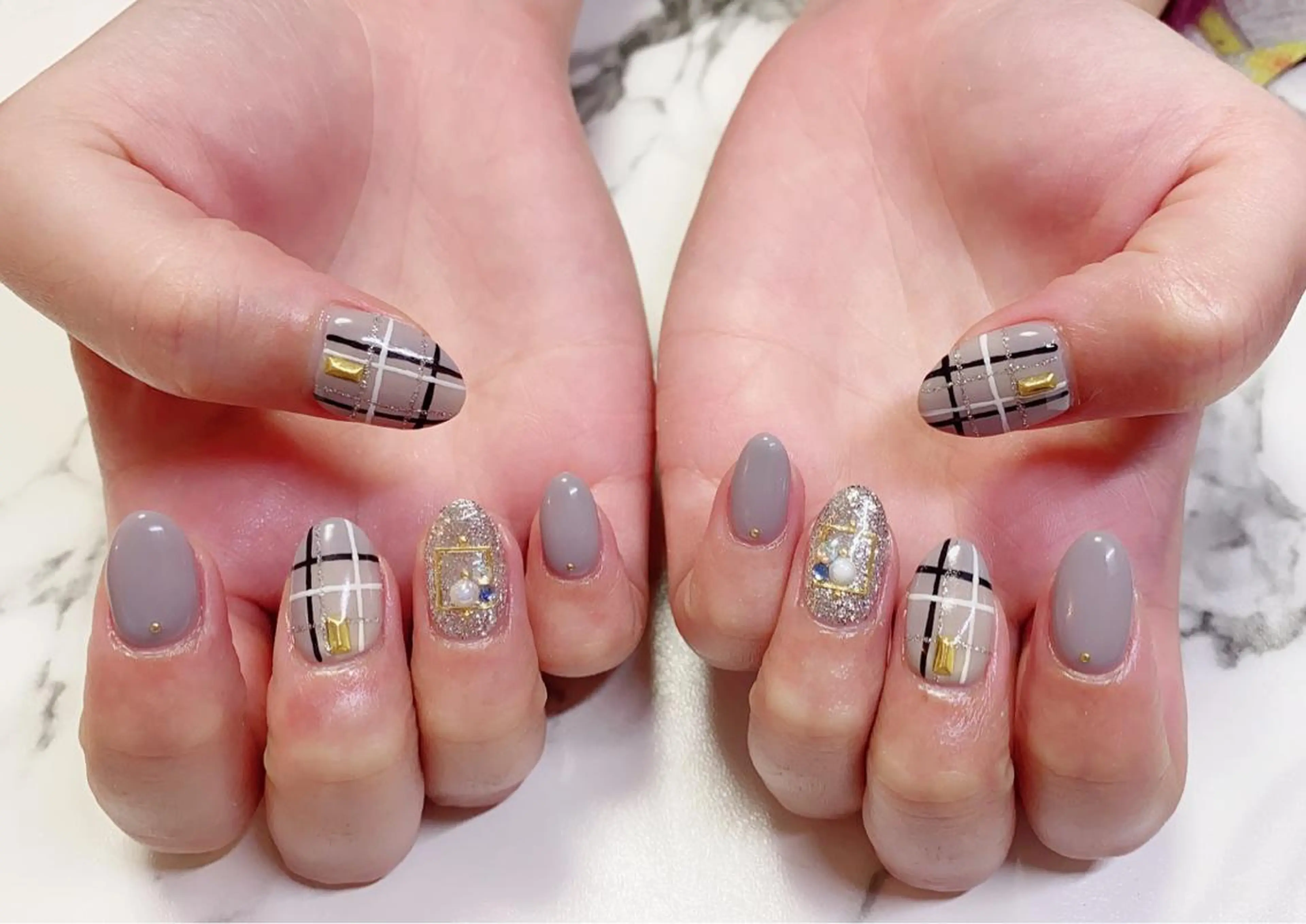 カラー ネイル アートネイル ジェルネイル パラジェル Q Free nailsのネイルデザイン