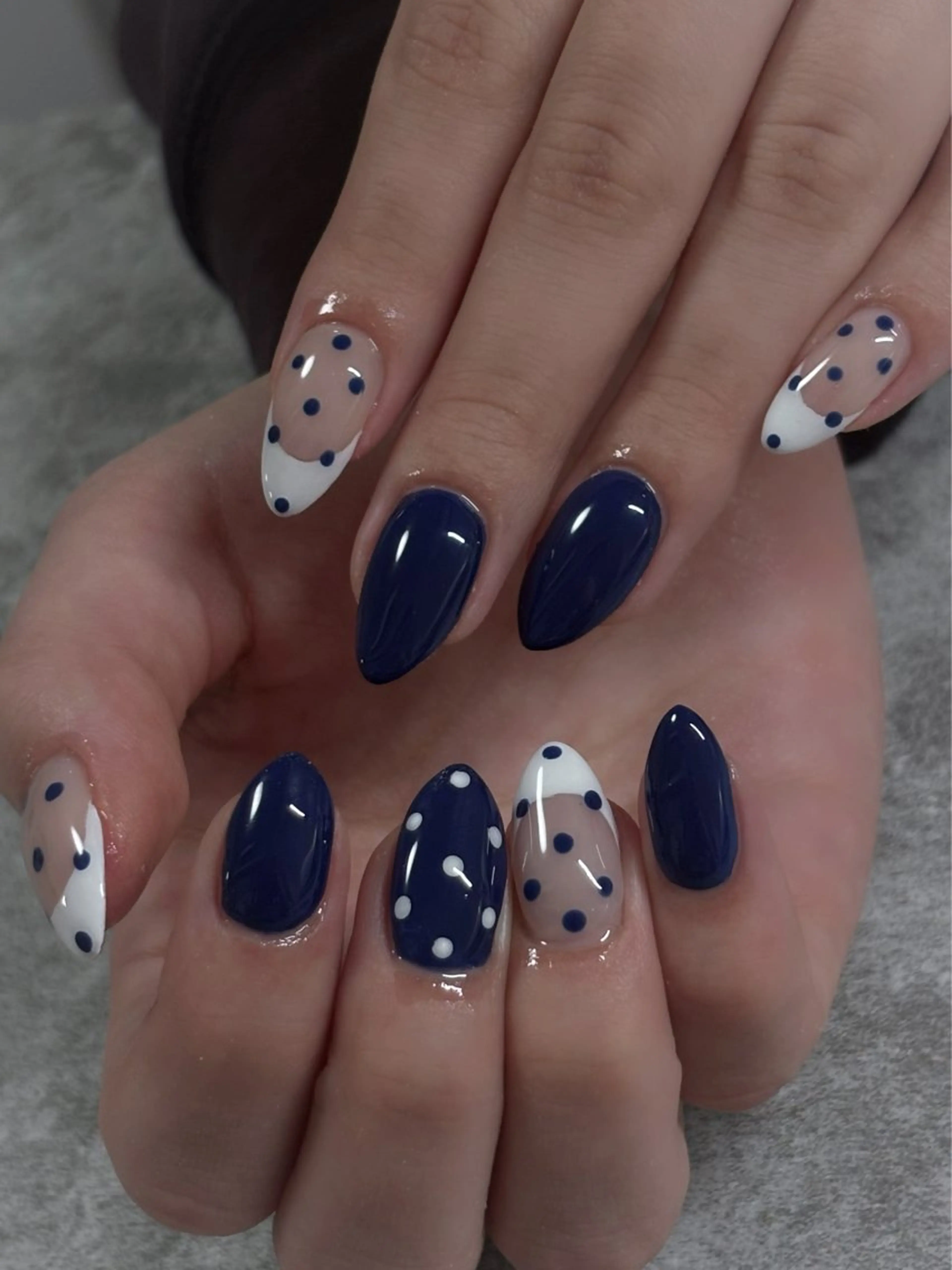 ネイル アートネイル ミディアムネイル ハンドネイル kapariri nail  MIKUのネイルデザイン