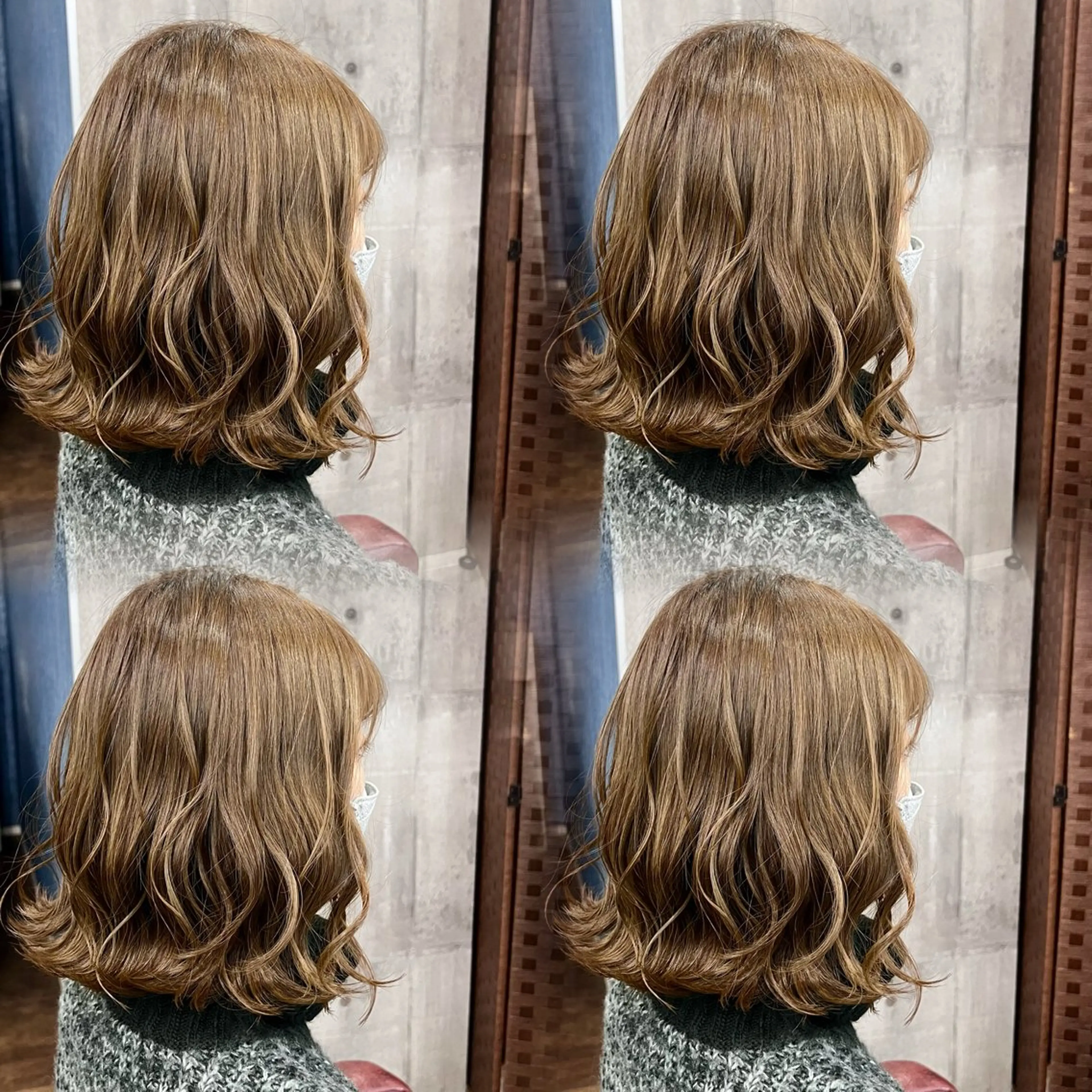 ミディアム カット パーマ トリートメント 【艶髪】💐韓国風× 透明感💐深江裕稀のヘアスタイル