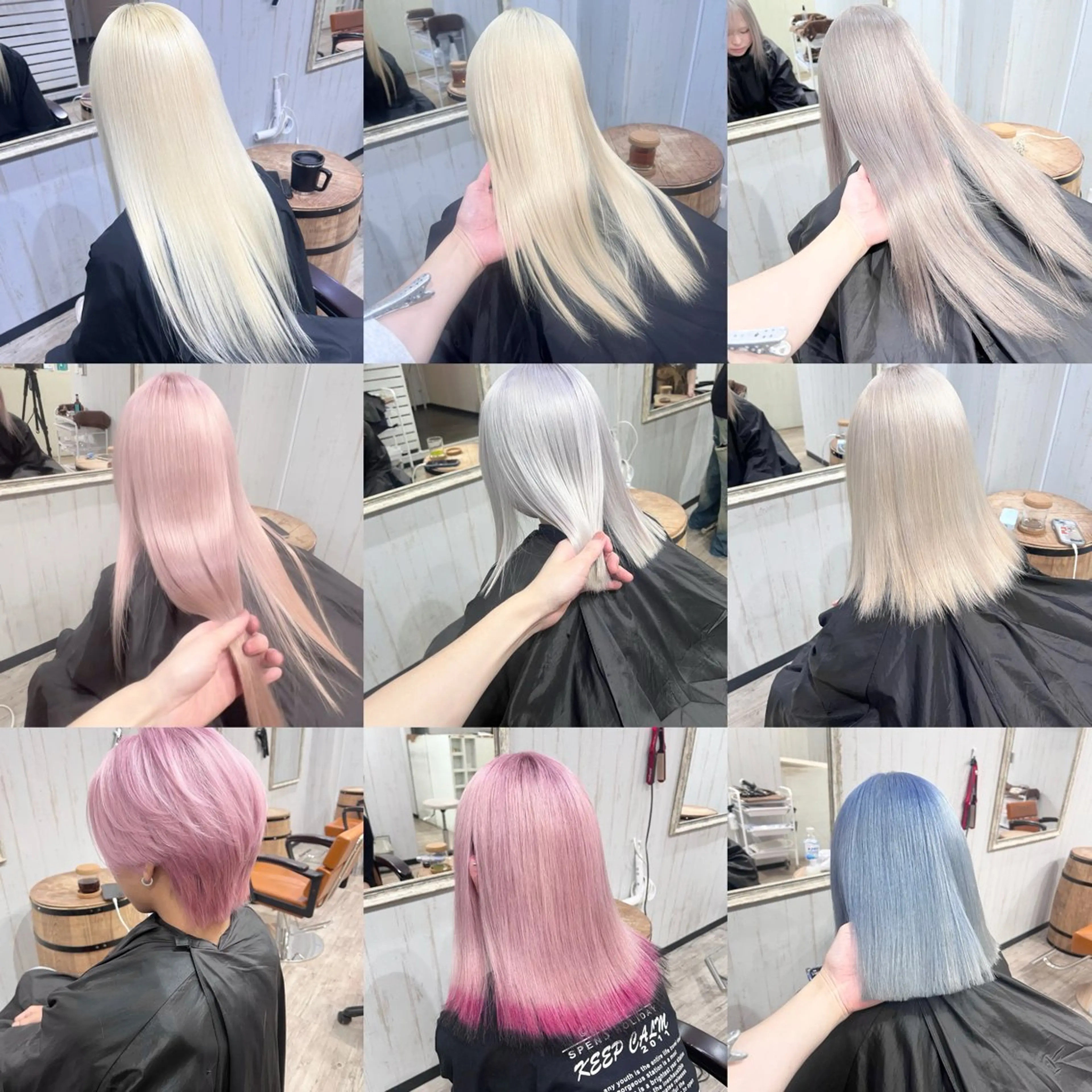 カラー ブリーチ ハイトーンカラー ヘアカラー トリートメント 艶髪/ハイトーン特化 店長/SHOHEIのヘアスタイル