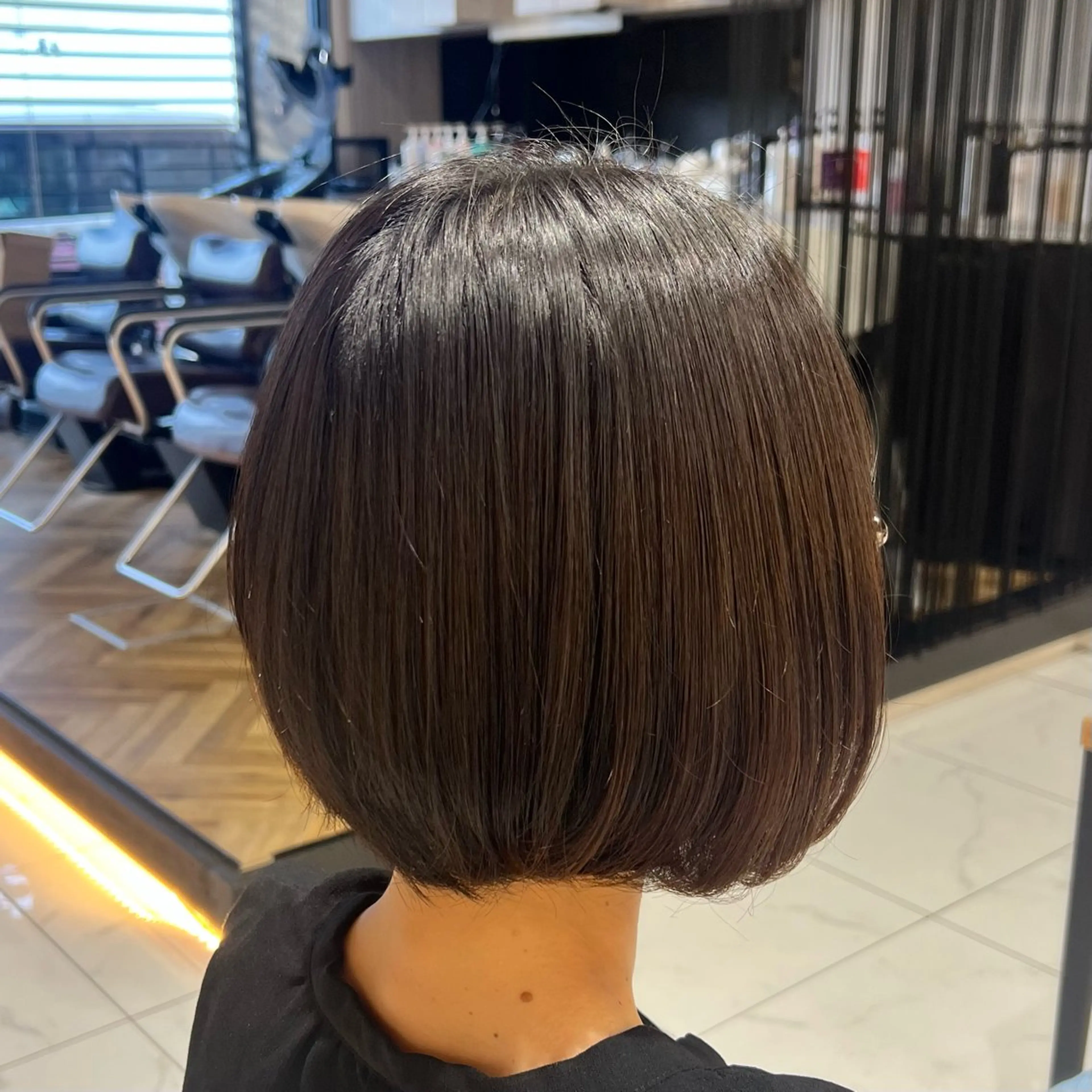 ショート 縮毛矯正 【GRANDEUR】 北川 愛果のヘアスタイル