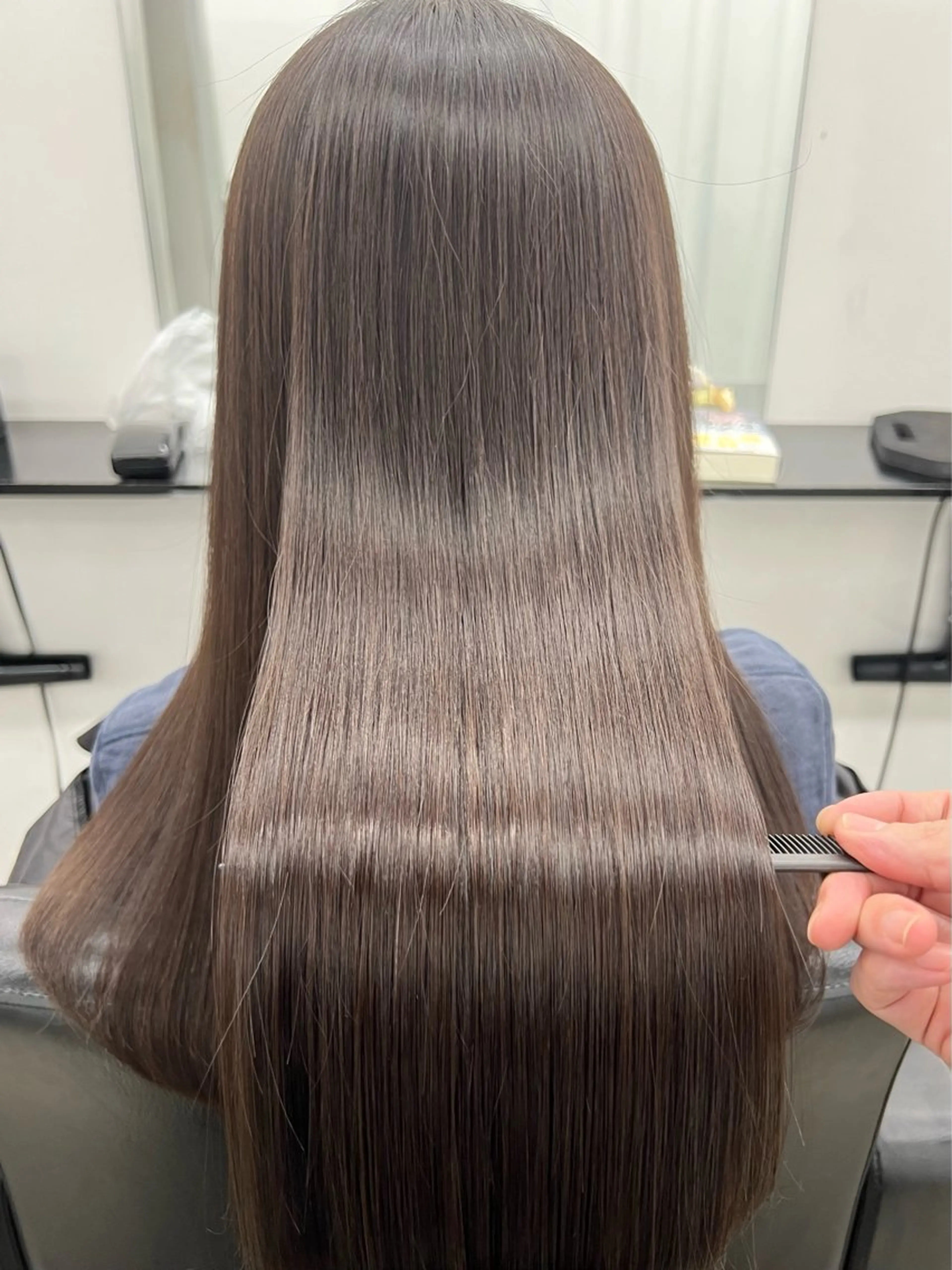 ロング カラー トリートメント 原宿 ツヤカラー🫧 ちり🍎のヘアスタイル