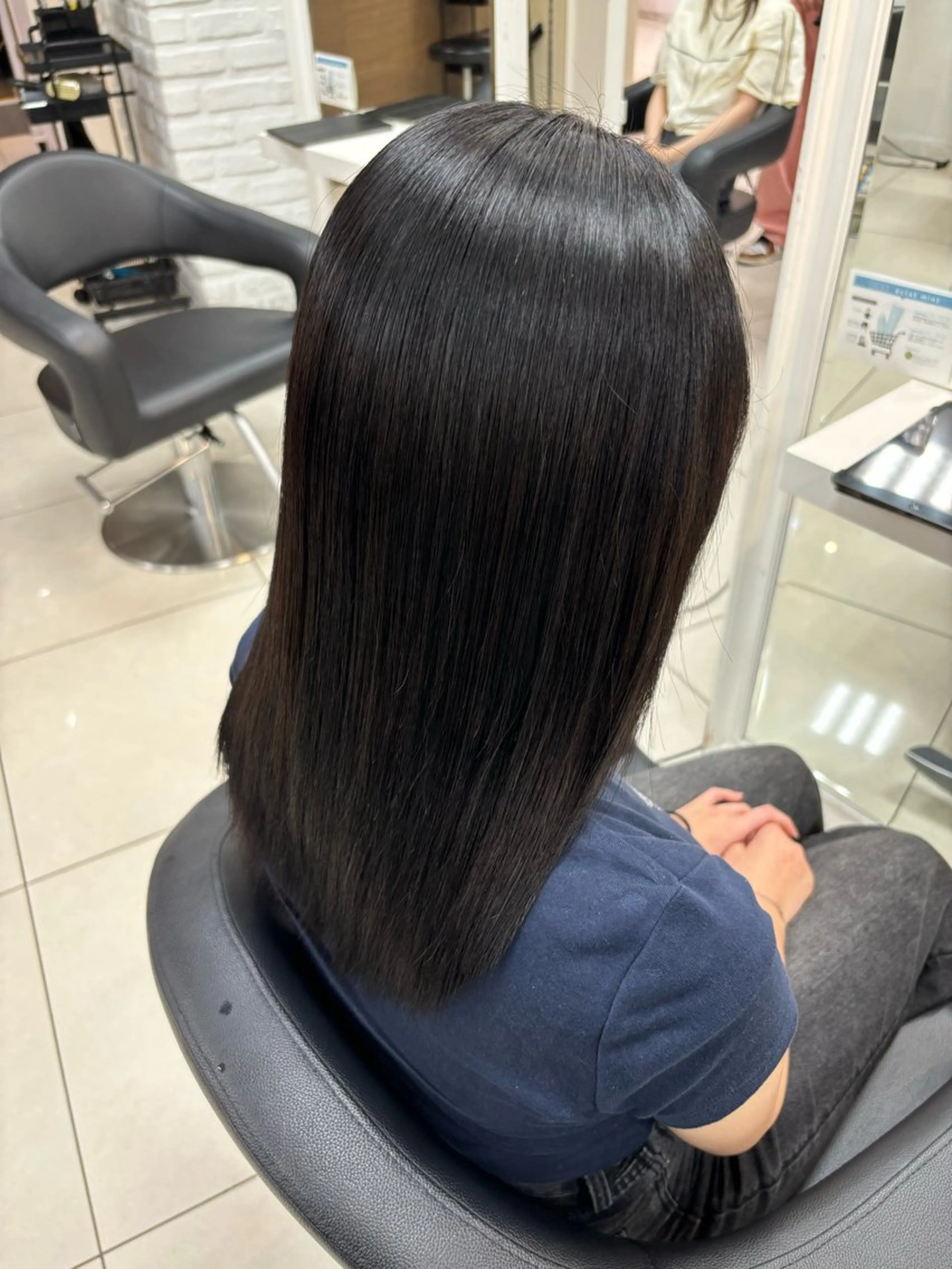 セミロング メンズ縮毛矯正 💎Reoのヘアスタイル