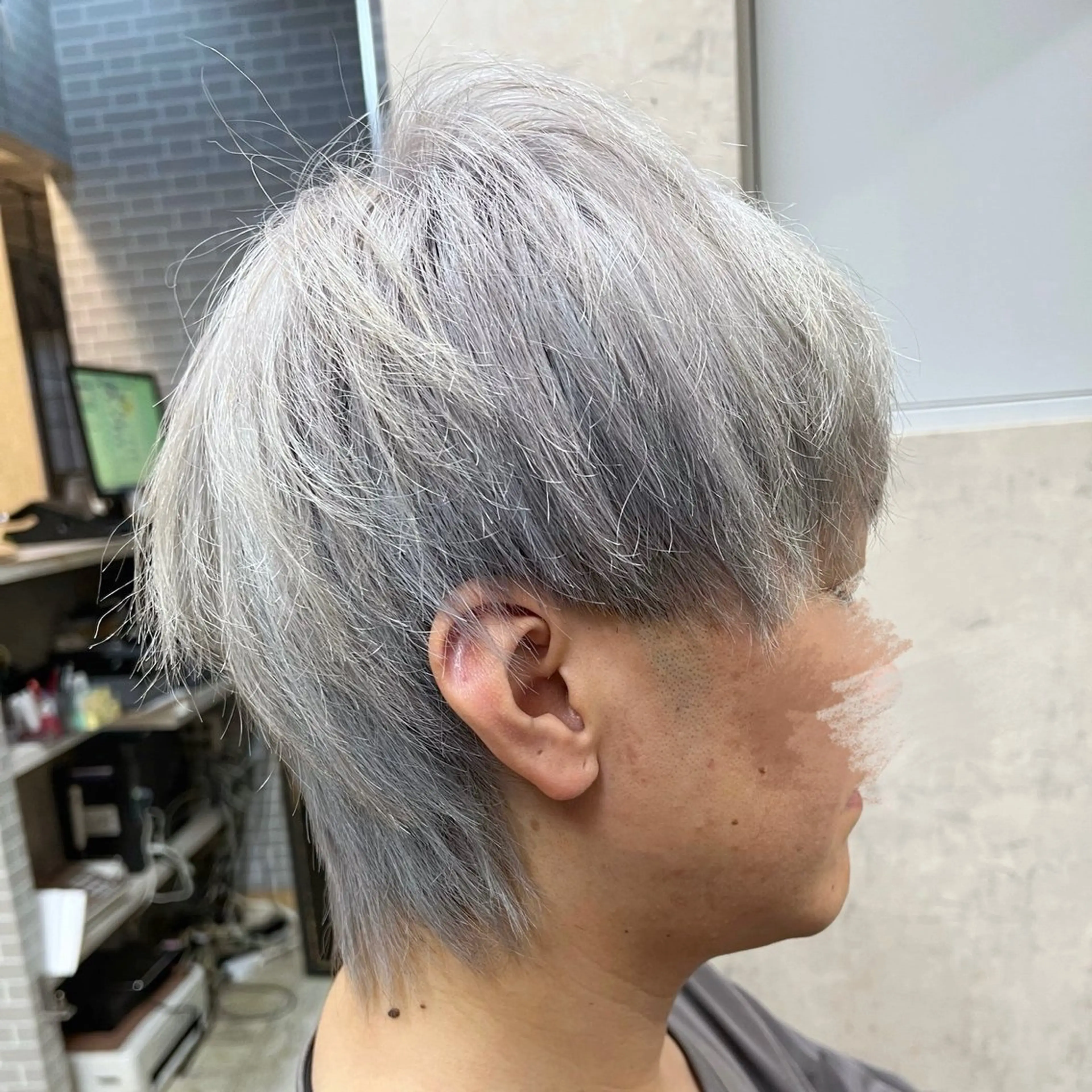 メンズ マッシュウルフ マッシュ メンズウルフカット ウルフカット カット 高島 梨瑚のヘアスタイル