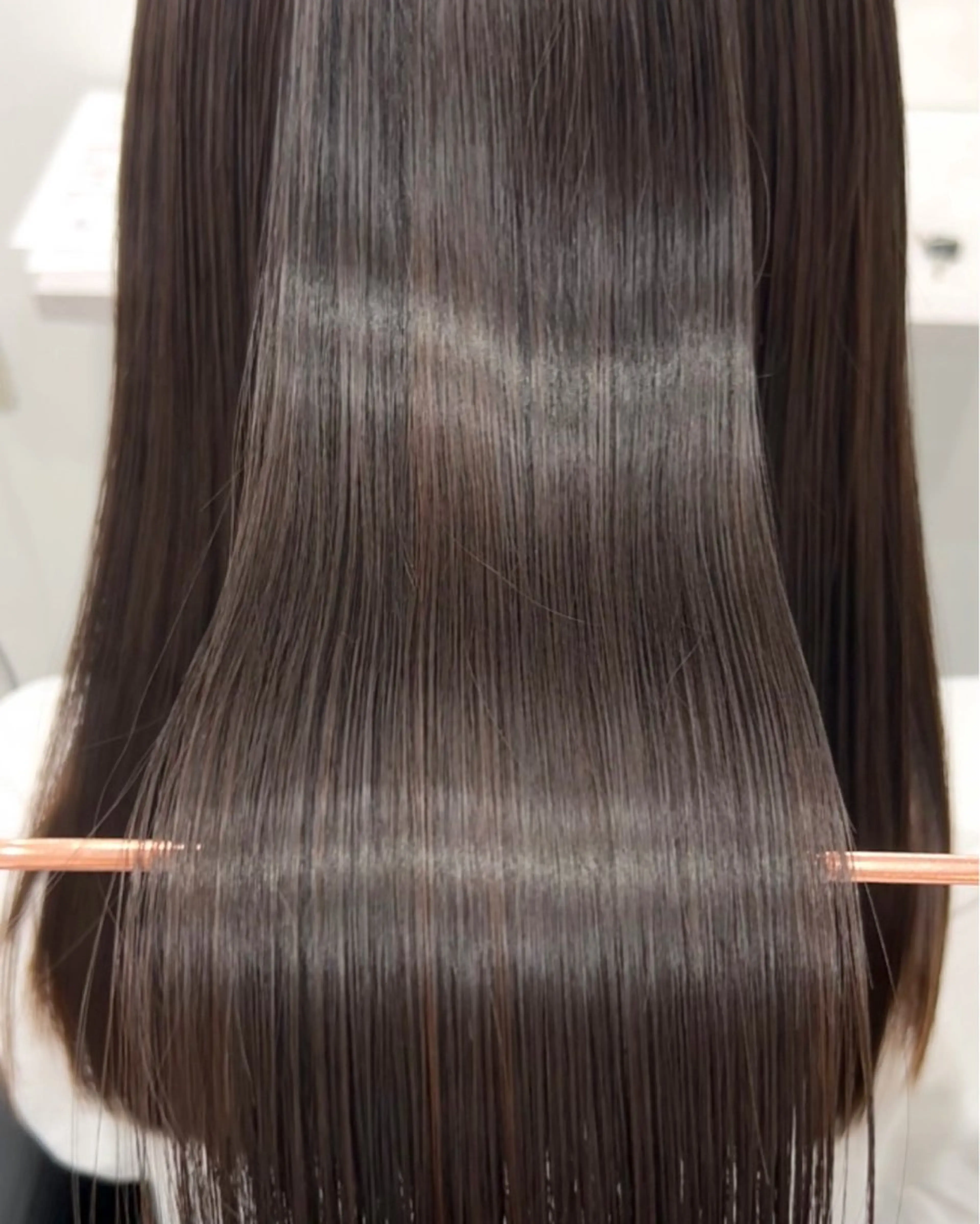 セミロング カット 縮毛矯正 トリートメント ミウラ コトミ🩵のヘアスタイル