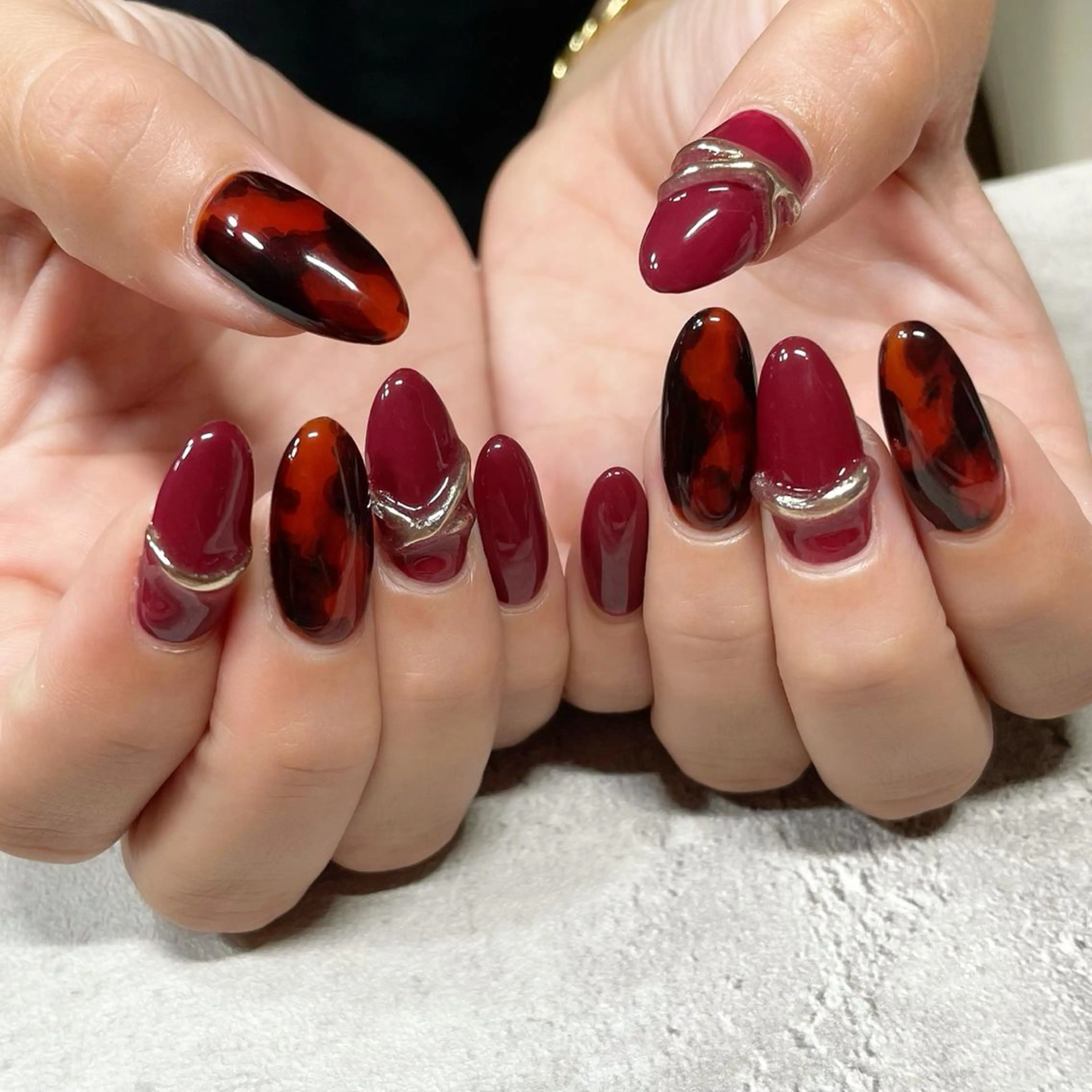 ネイル アートネイル ジェルネイル 東 千夏のネイルデザイン