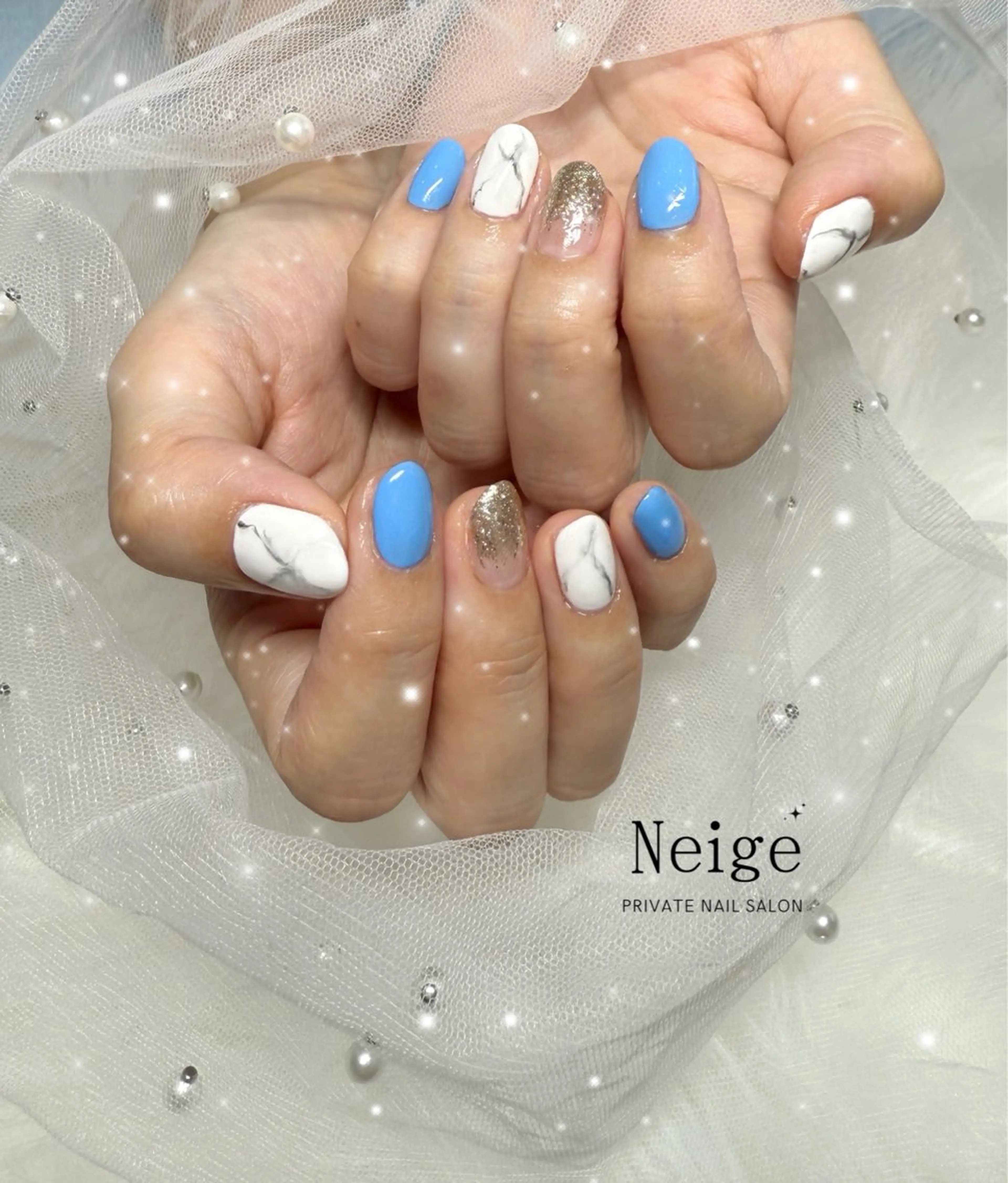 ネイル Neige所属・Neige 𓂃 aiのネイルデザイン