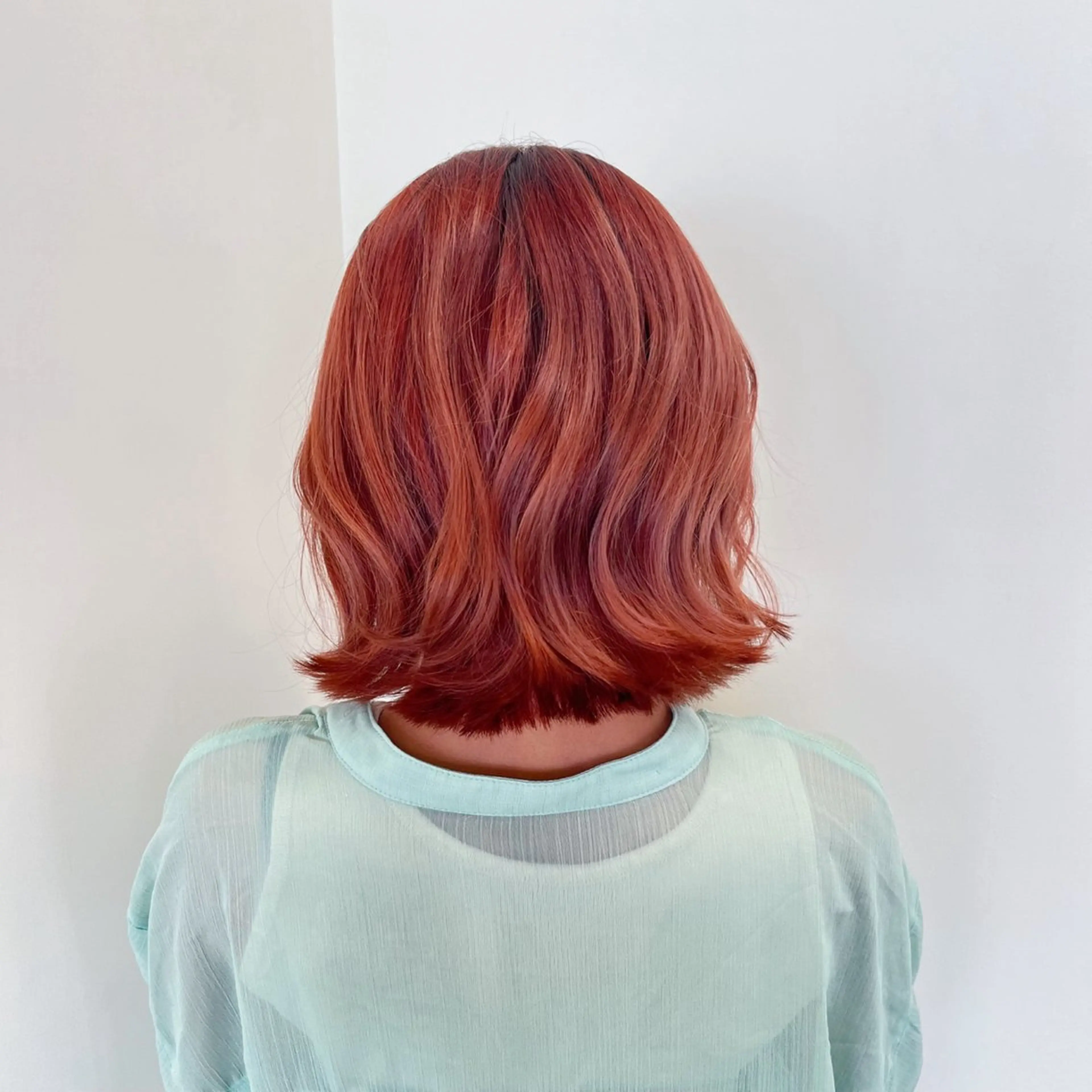 カラー ダブルカラー オレンジ VIM hair 泡瀬店所属・ミサ ミサのヘアスタイル