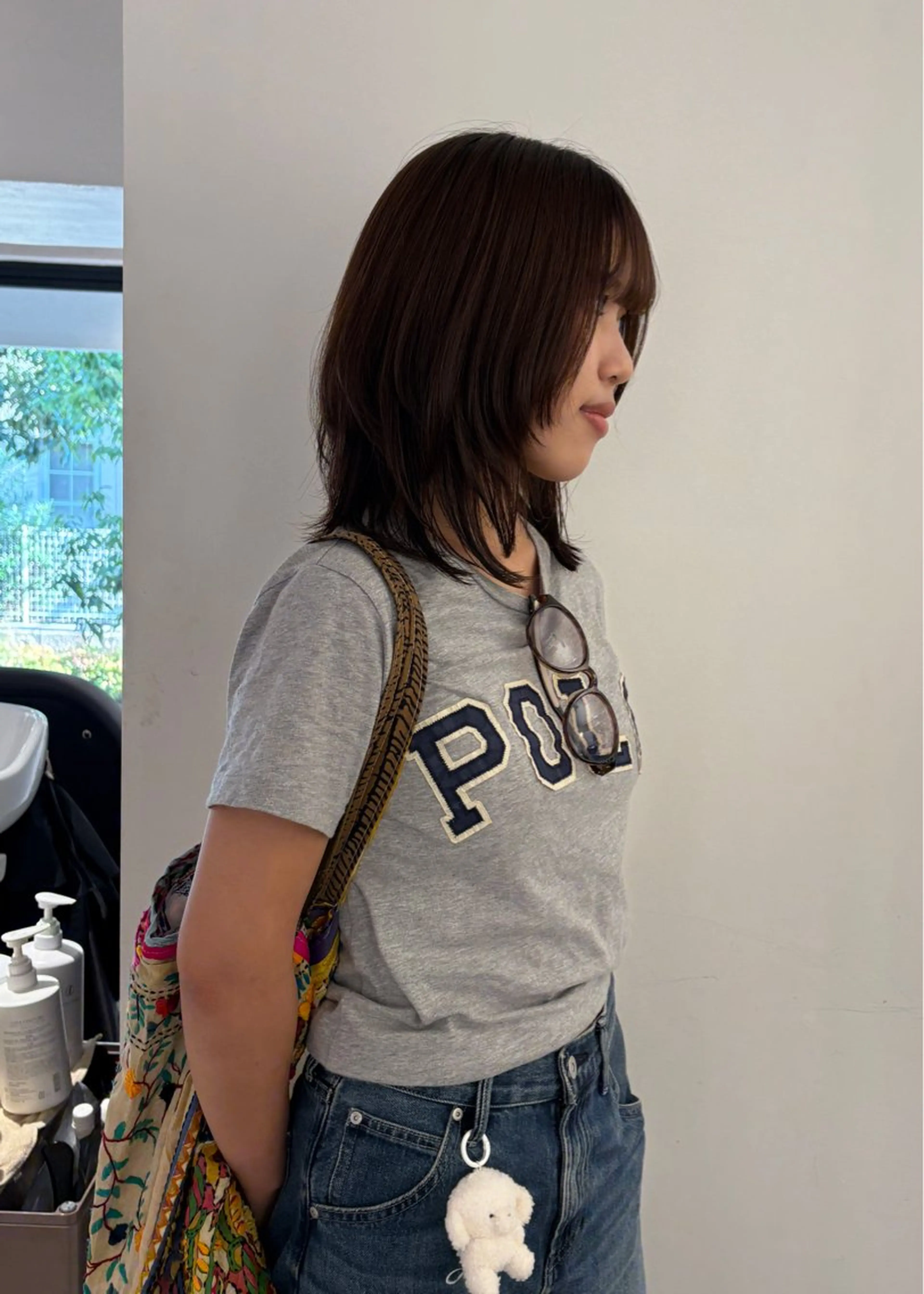 ミディアム レイヤーカット UNBIRTHDAY MIUのヘアスタイル