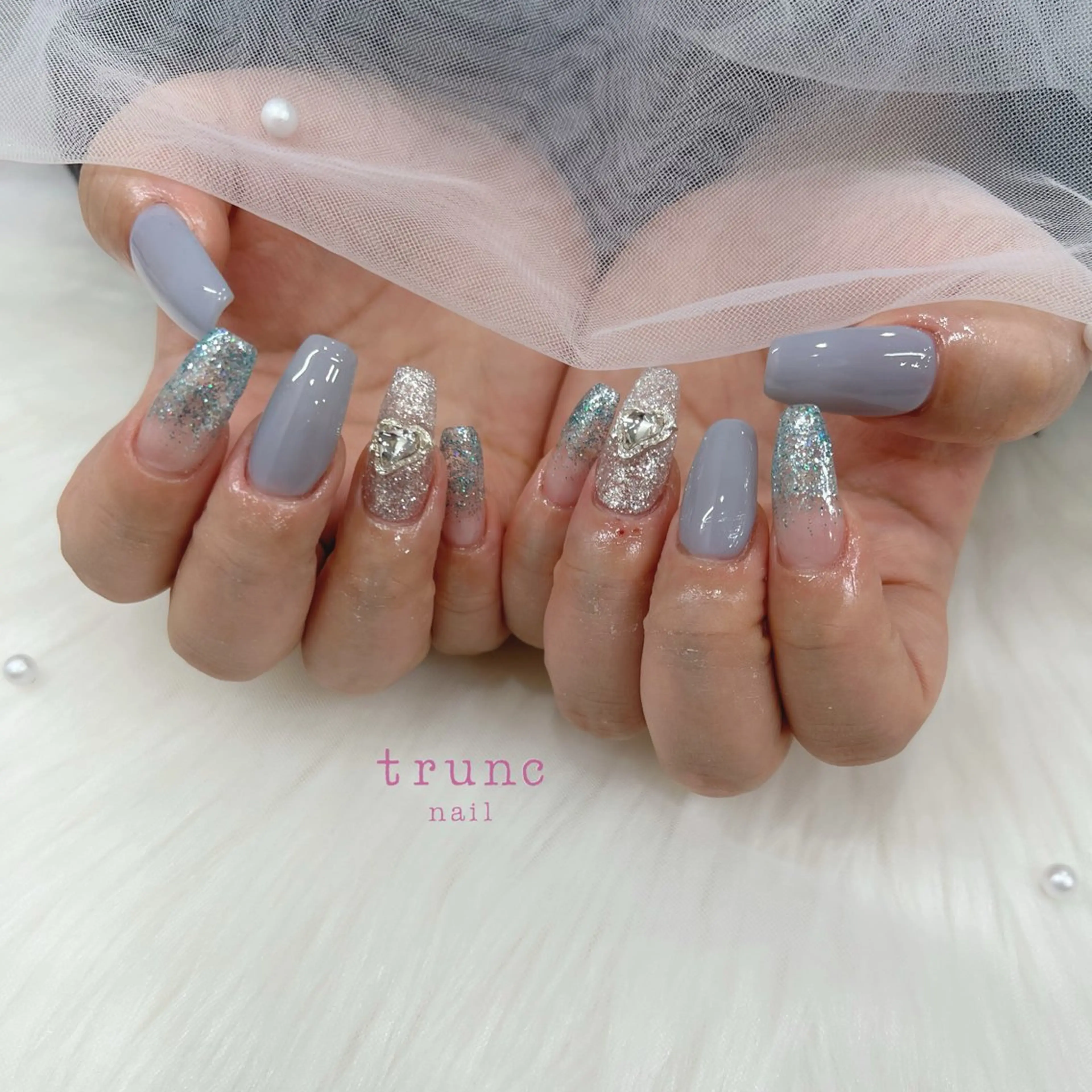 ネイル trunc nail 🌻宮下🌻のネイルデザイン