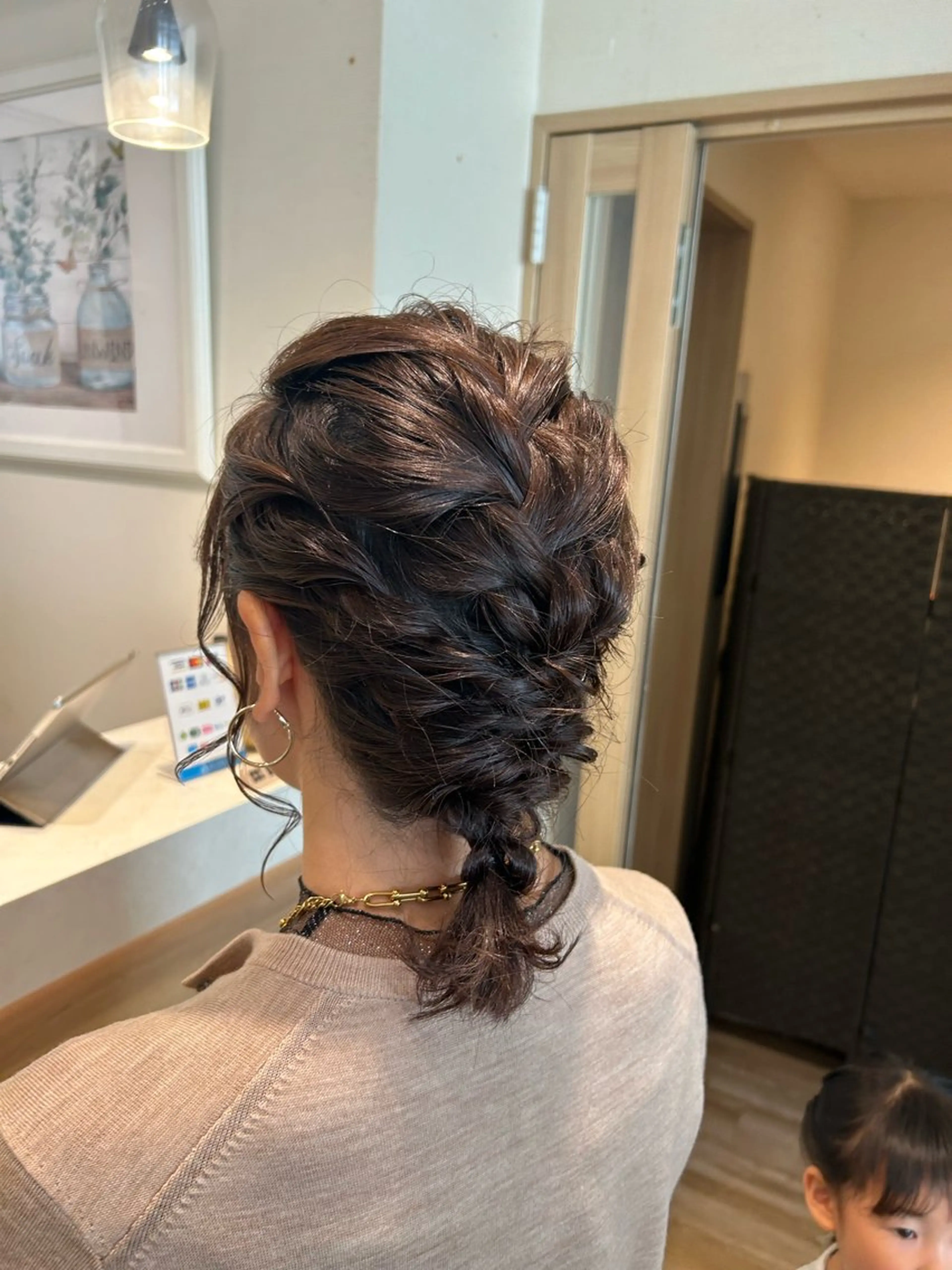 ヘアアレンジ ヘアセット 🍒艶髪✨ 秋冬🍒モテヘアー✨のヘアスタイル