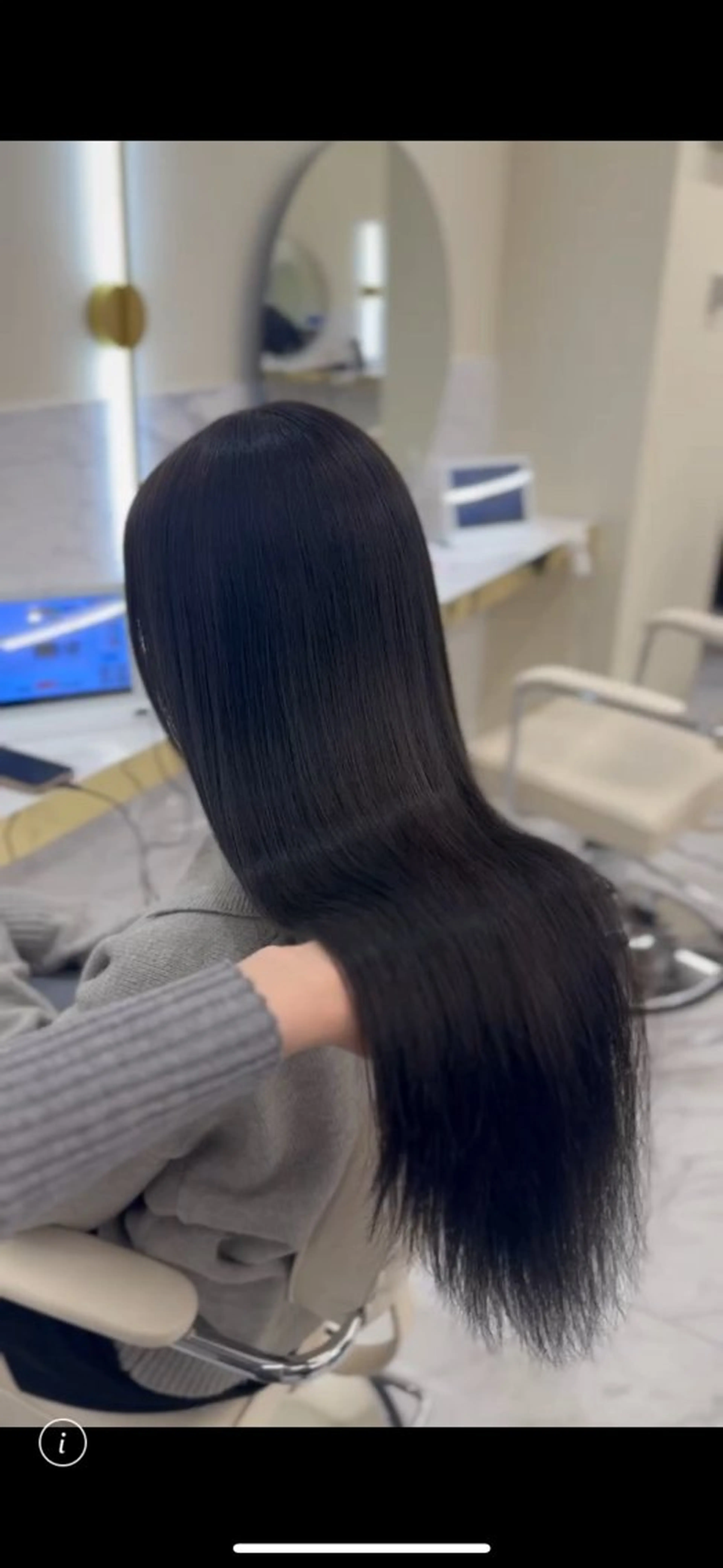 ロング 韓国風カラー 韓国風ヘア 梅田／韓国ワンホン coco🪽🫧のヘアスタイル