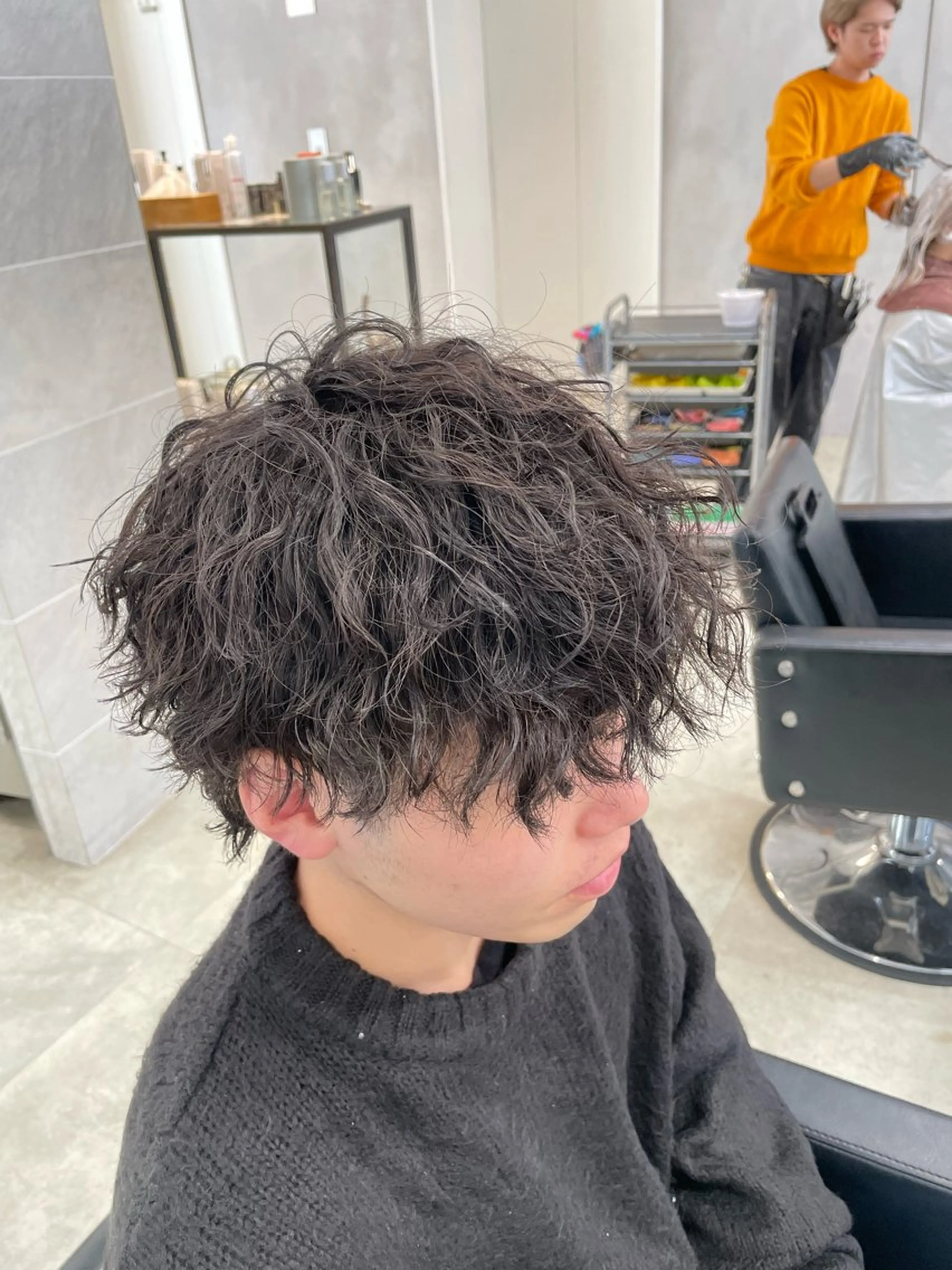 縦落ちツイストスパイラルパーマ！️ セットしてもいい、ノーセット