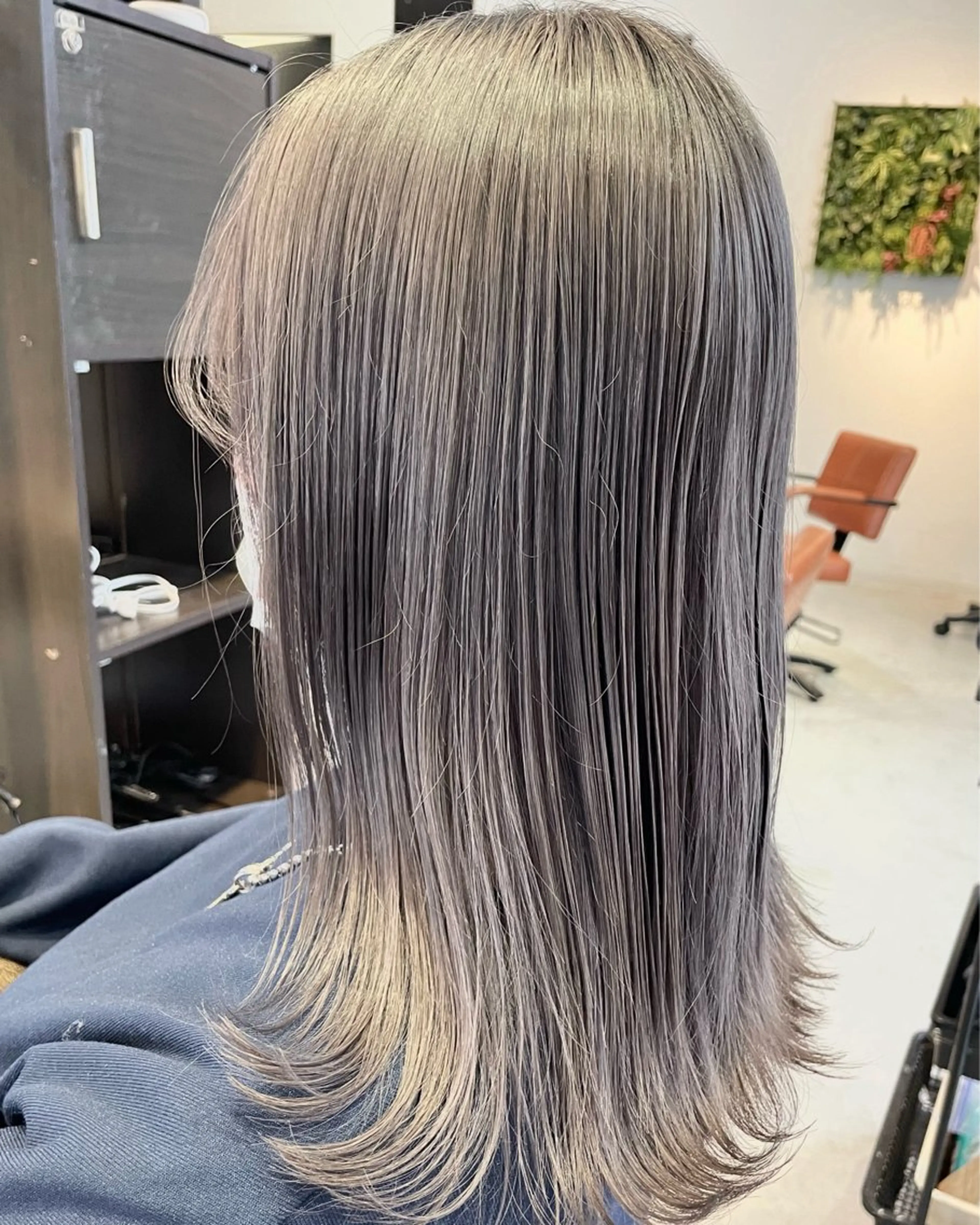 ミディアム カラー 野村 俊太のヘアスタイル