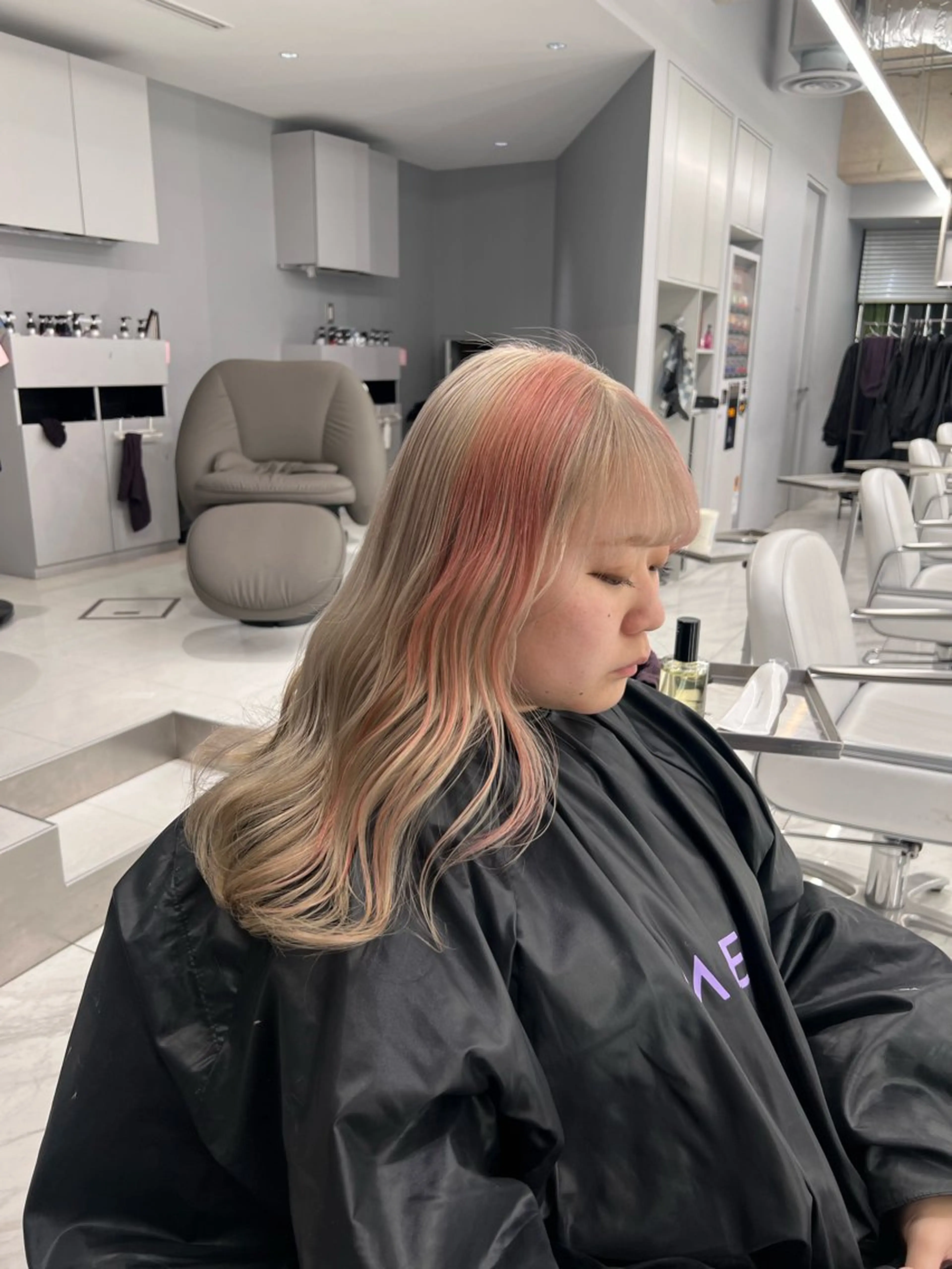 ロング カラー ヘアアレンジ ヘアカラー kayo/リタッチ モデル募集中✨のヘアスタイル