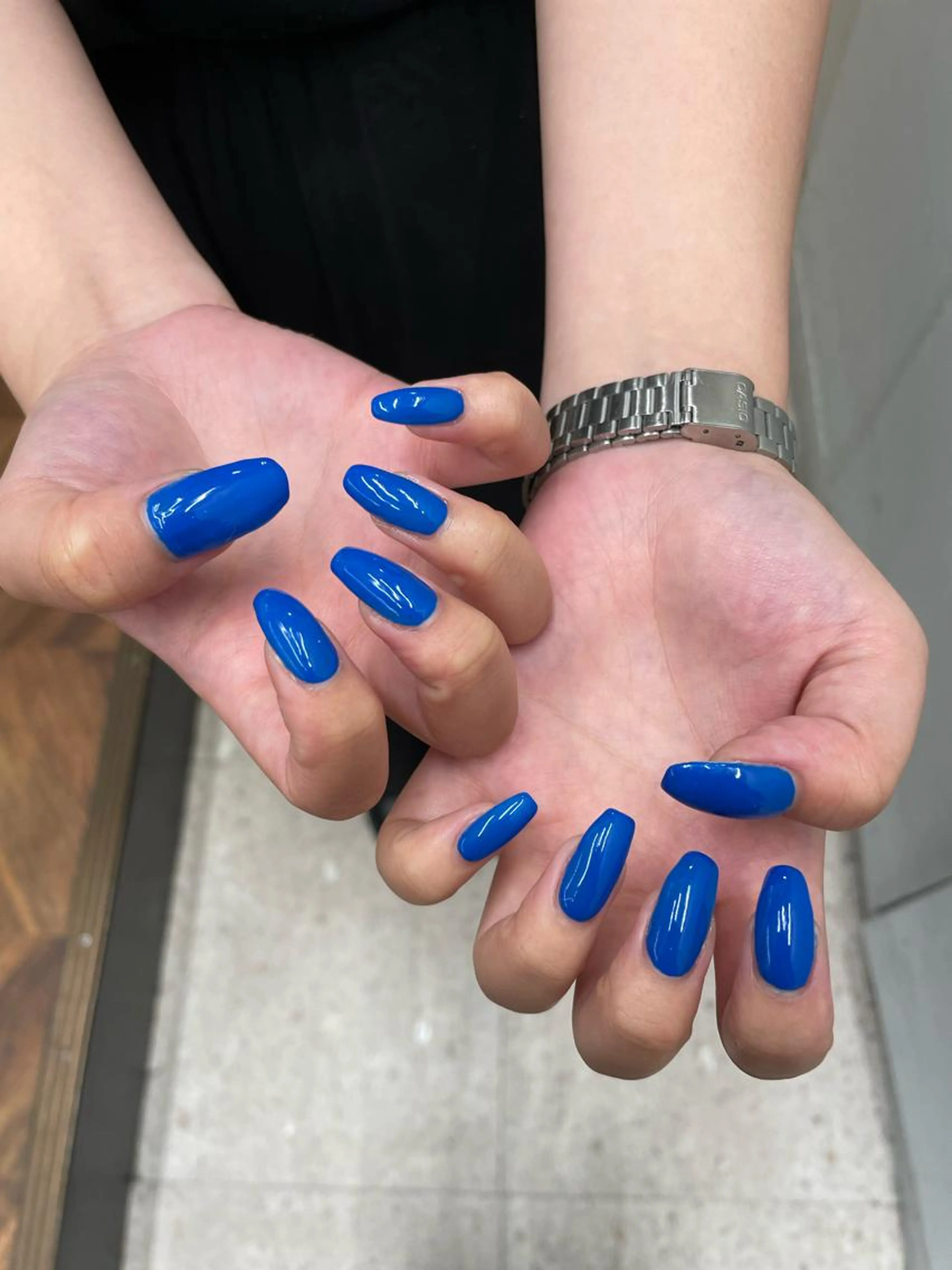 🦋ワンカラーハンドネイル🦋 ⭐️オフ込み⭐️の写真