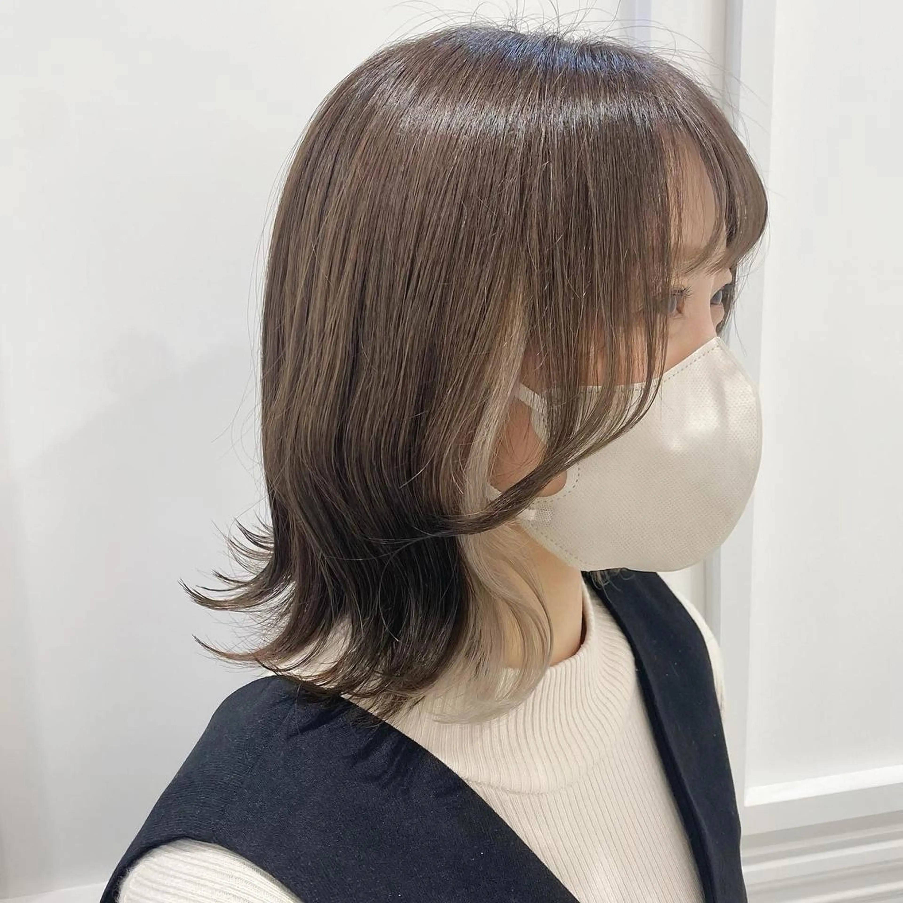 ミディアム ヘアカラー トリートメント 推しカラー🌙 RIHOのヘアスタイル