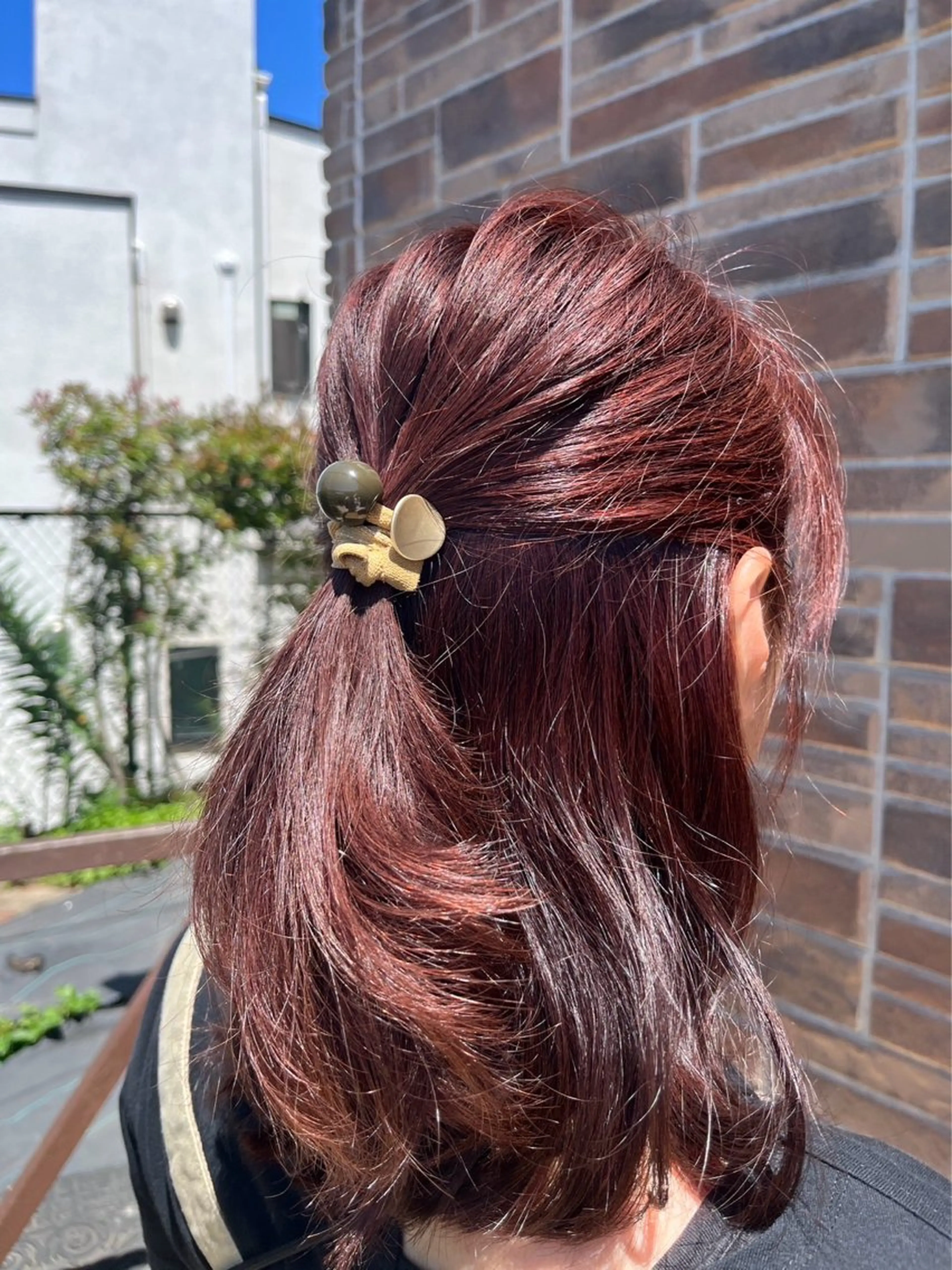 カラー ブリーチ ブラウンカラー ブリーチなしカラー Koya ショート/ボブのヘアスタイル