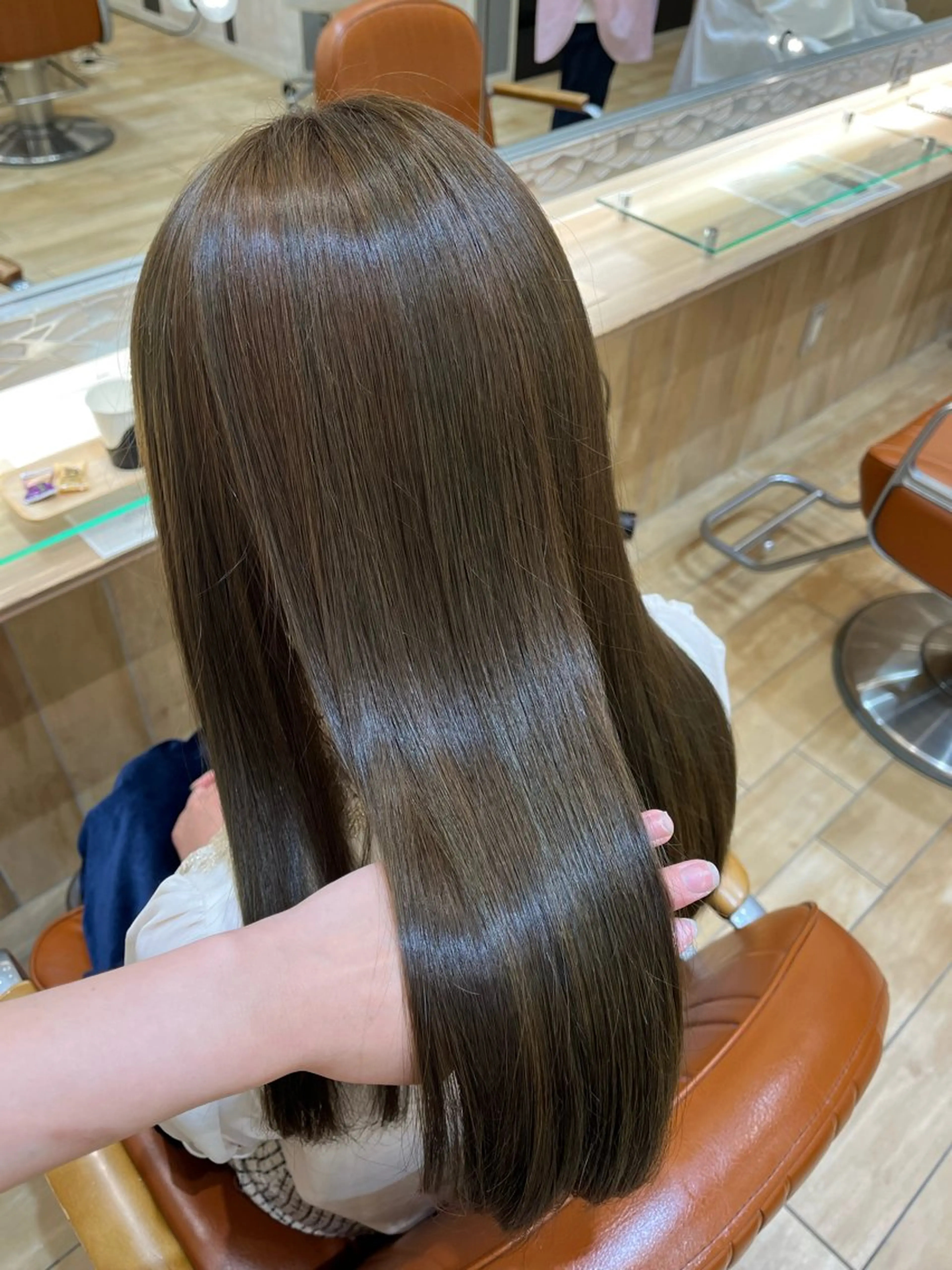 ロング トリートメント ヘアカラー トリートメント ヘアセット 新宿 谷合 玲花のヘアスタイル