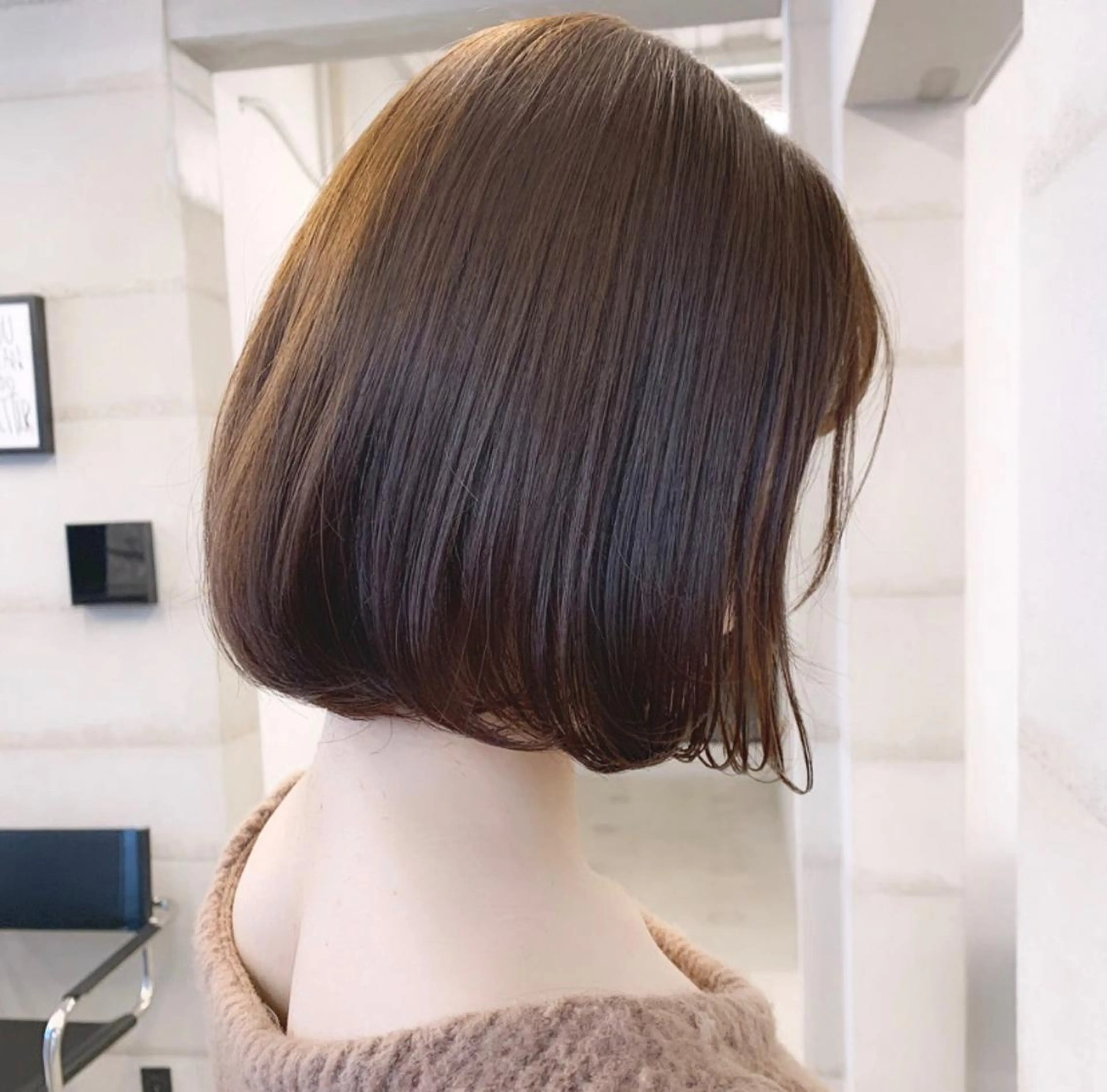 ショート カラー 透明感/オリーブ/ グレージュ/YUKAのヘアスタイル