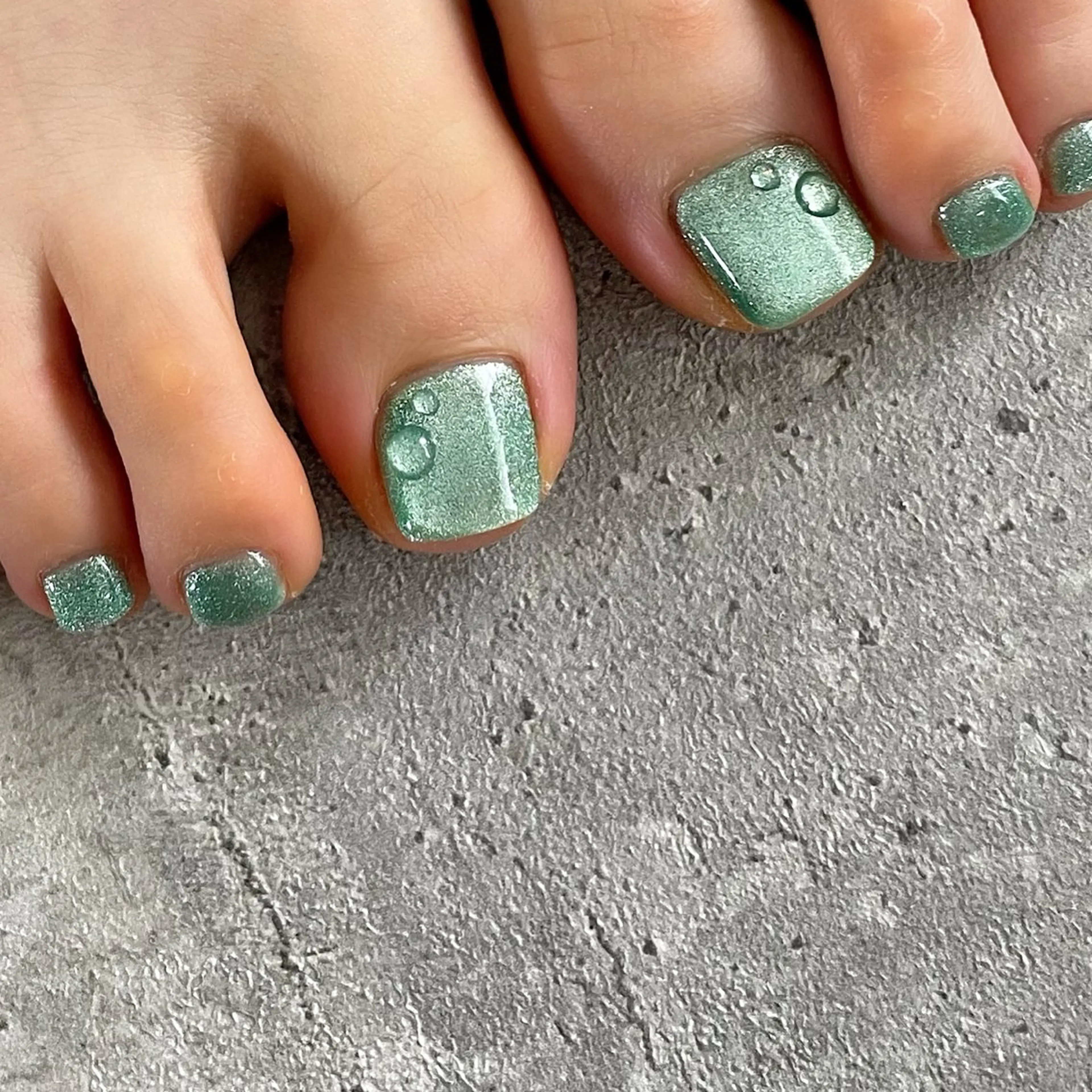 ネイル フットネイル ジェルネイル シンプルネイル 東 千夏のネイルデザイン